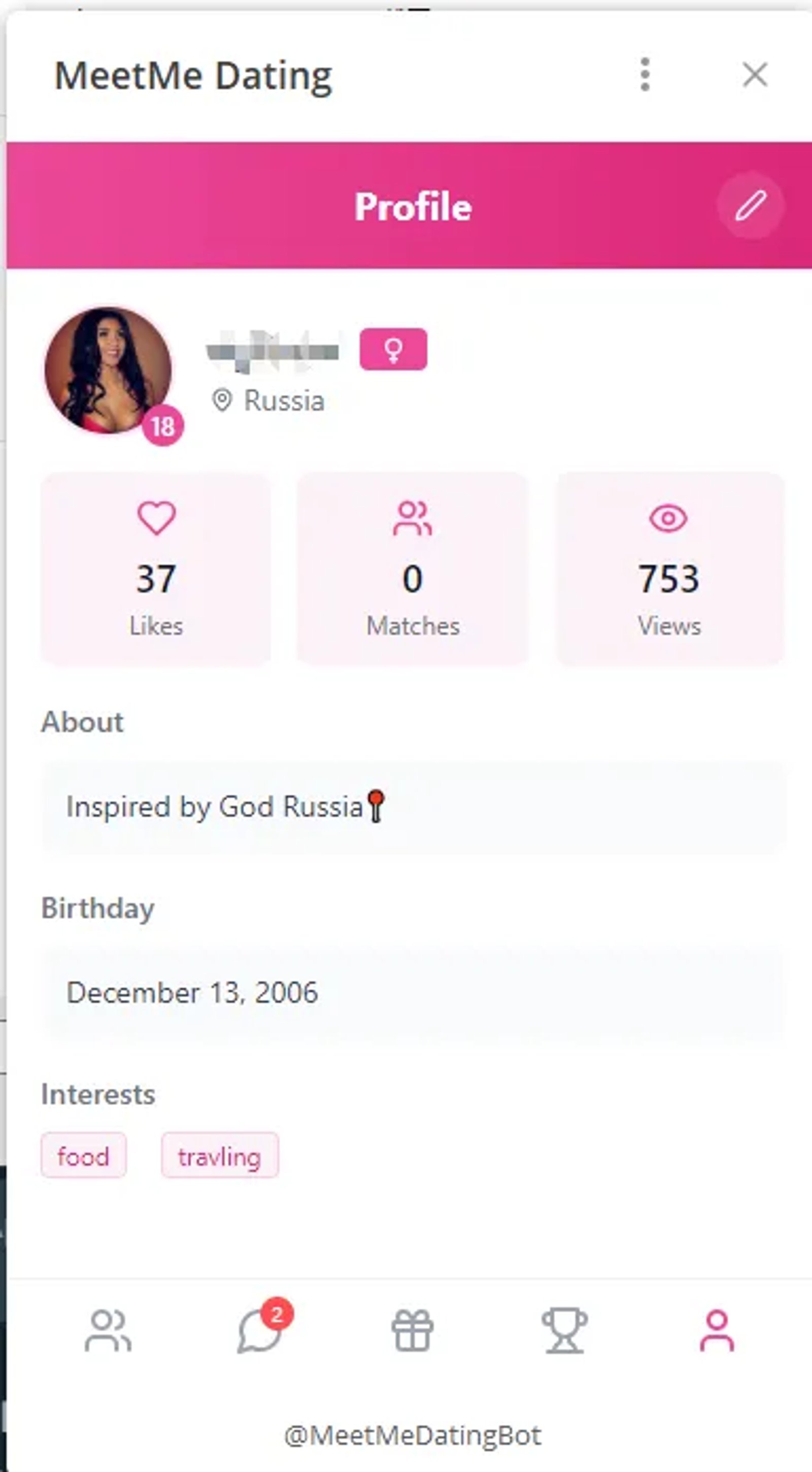 MeetMe Telegram Screenshot 4