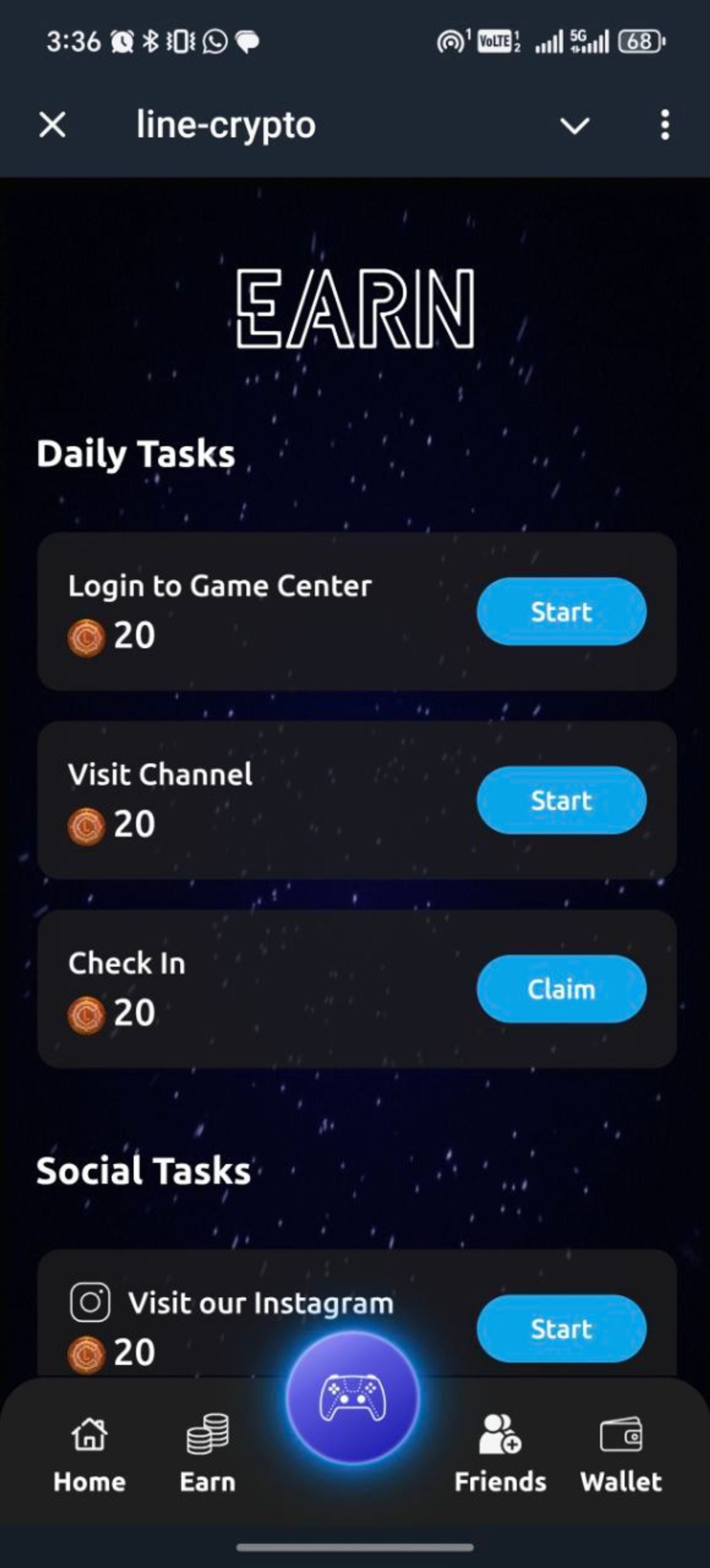 line-crypto Telegram Screenshot 3