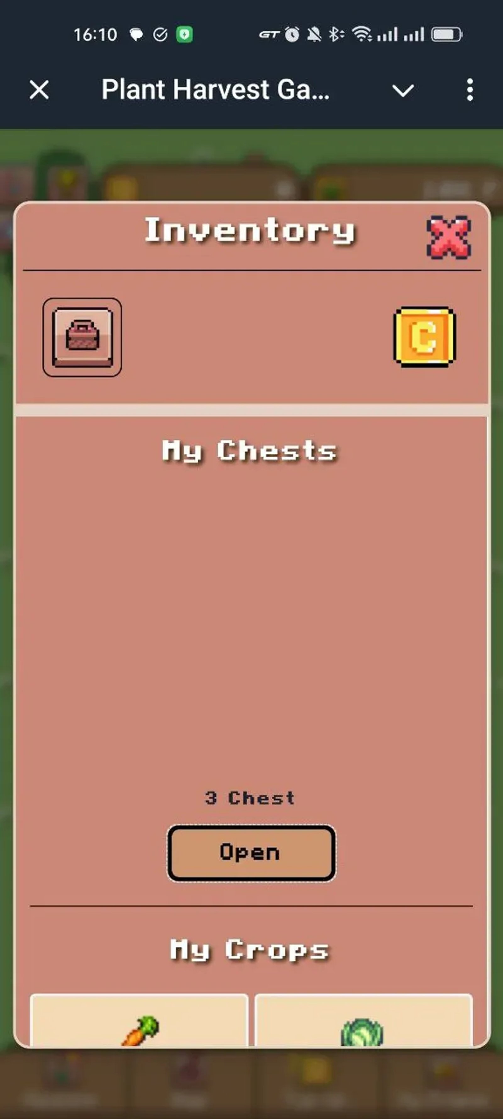 Plant Harvest Game в Телеграм — скриншот 1