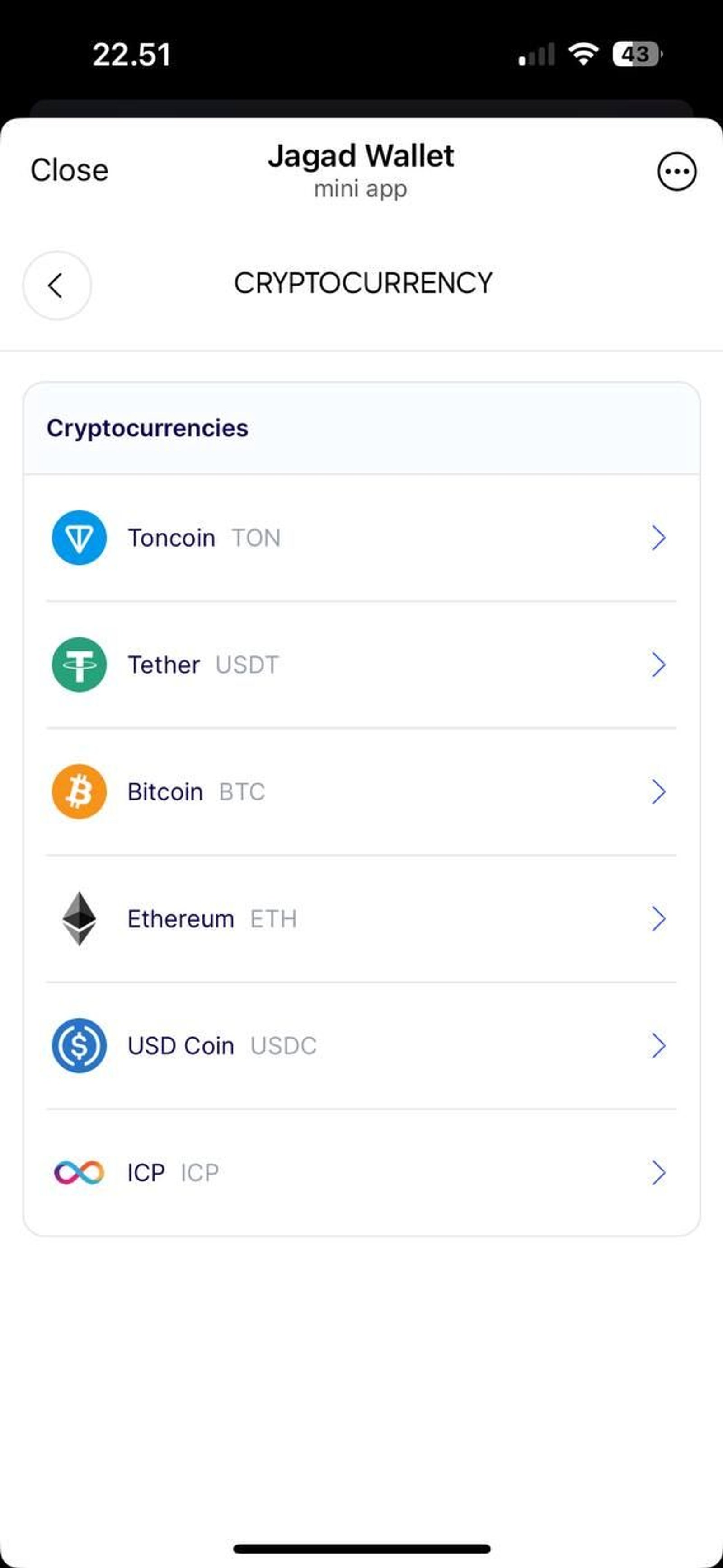 J-Wallet (Jagad Wallet) в Телеграм — скриншот 2
