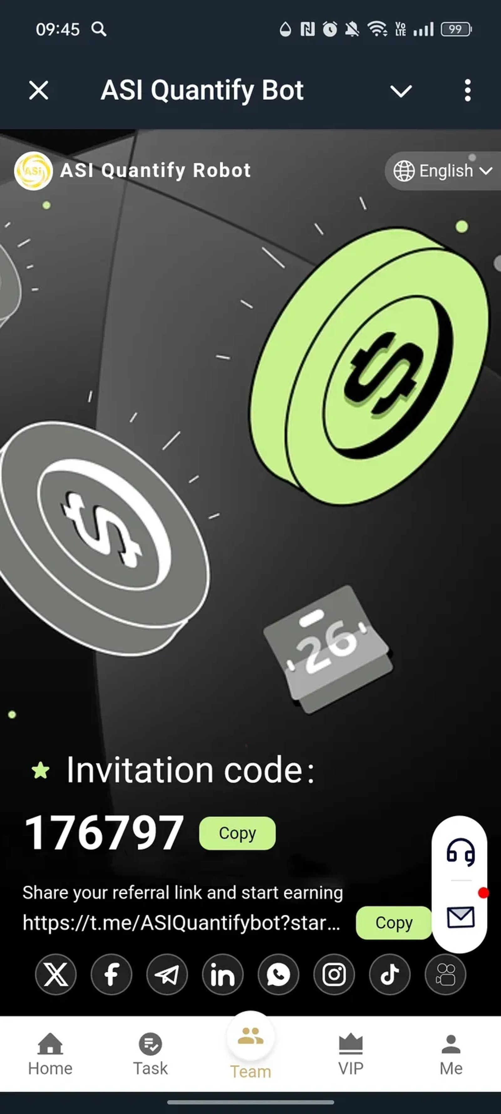 ASI Quantify Bot в Телеграм — скриншот 3