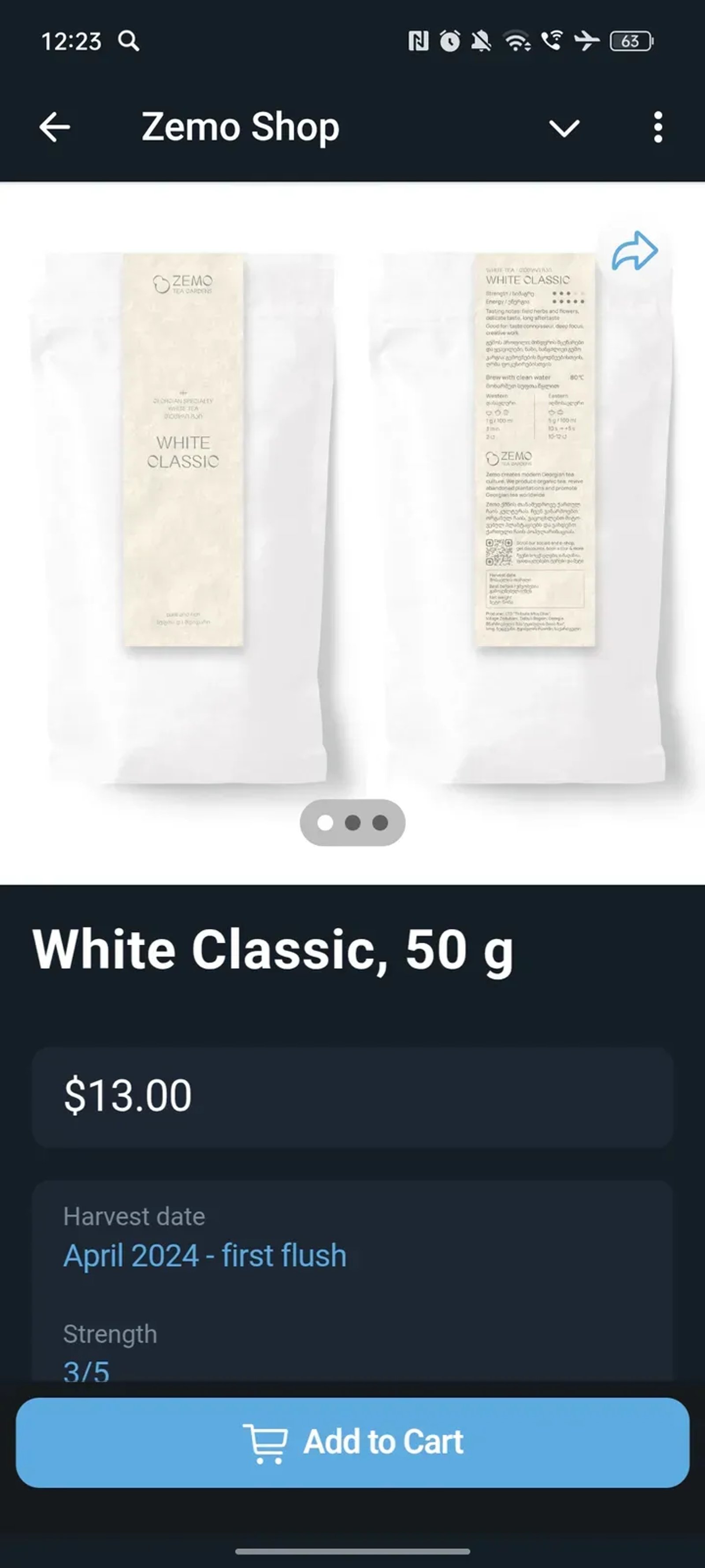 Zemo Shop в Телеграм — скриншот 3