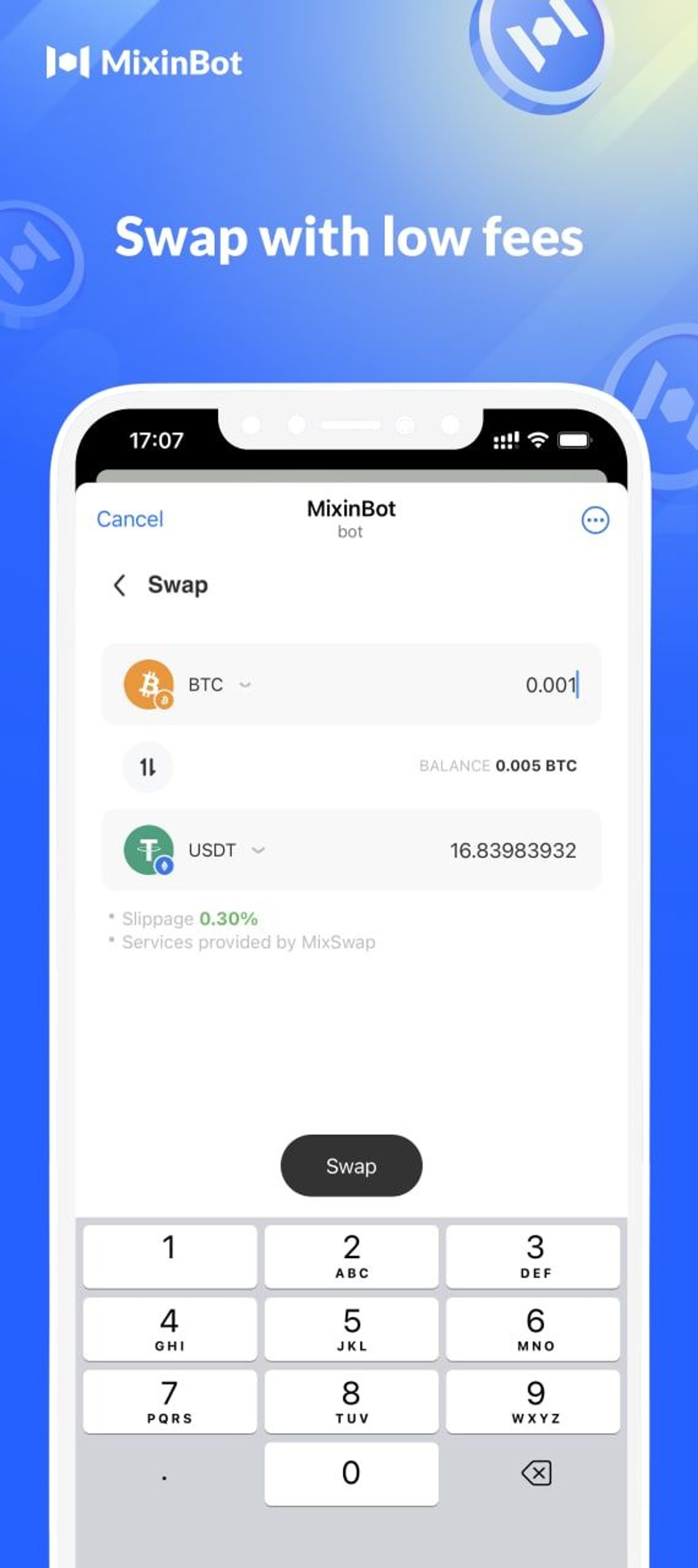 MixinBot в Телеграм — скриншот 4