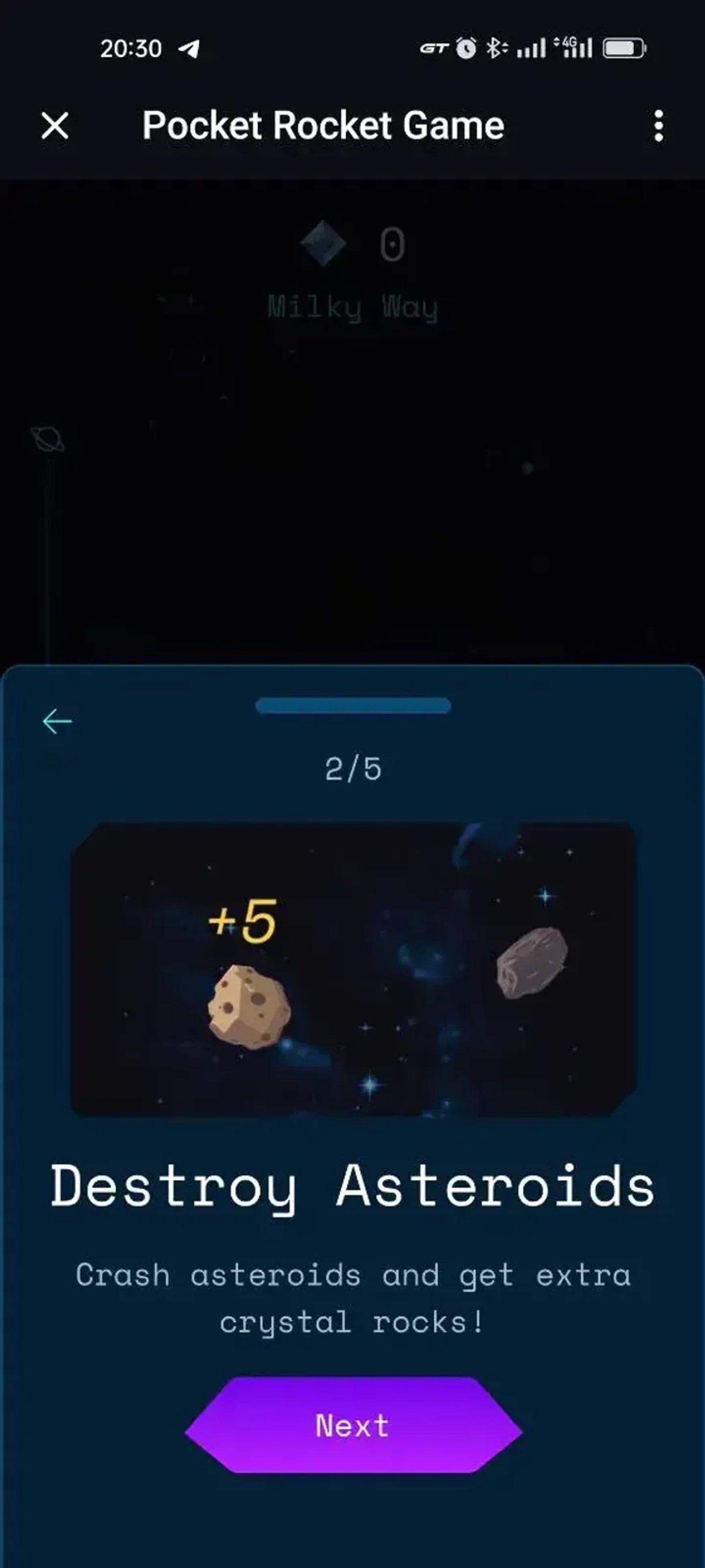 Pocket Rocket Game в Телеграм — скриншот 6