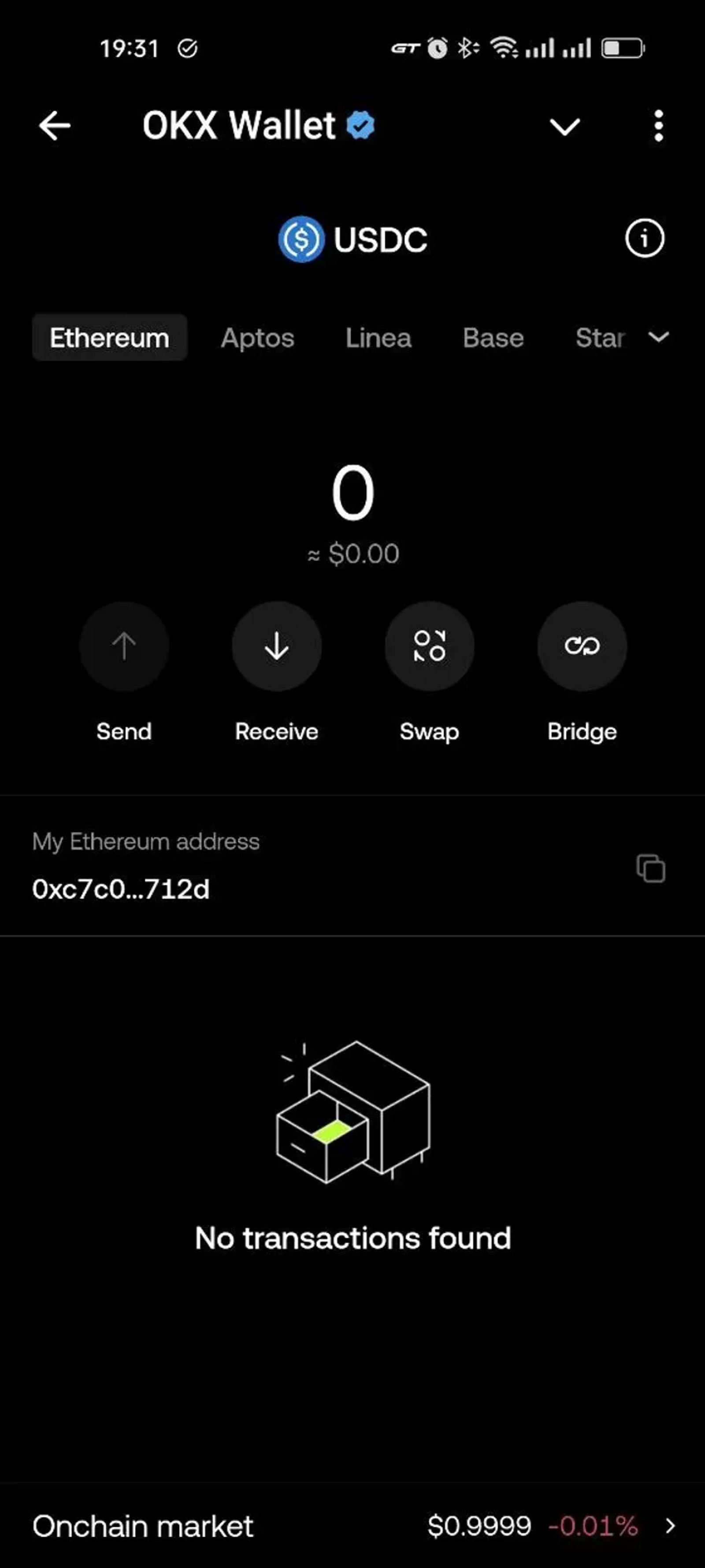OKX Wallet в Телеграм — скриншот 3
