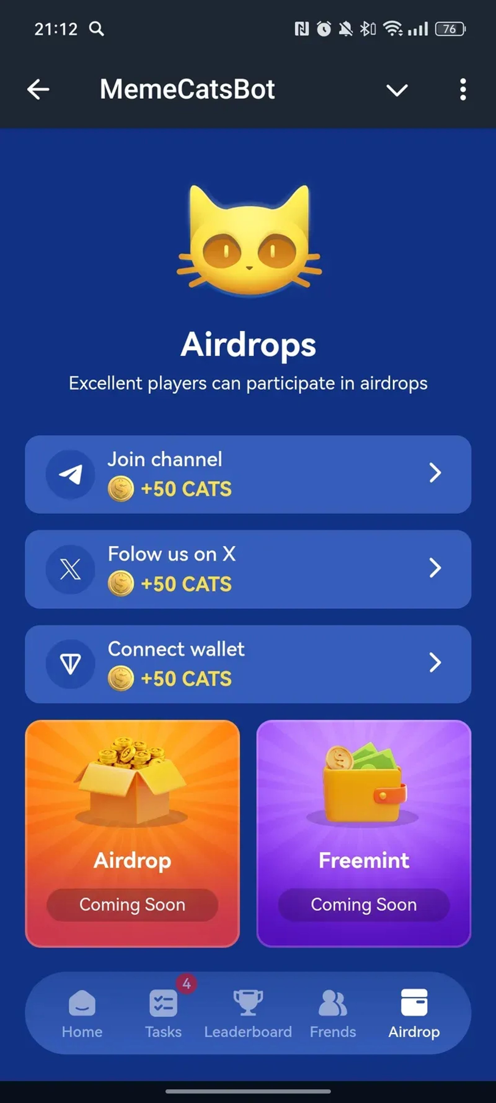 MemeCatsBot в Телеграм — скриншот 5