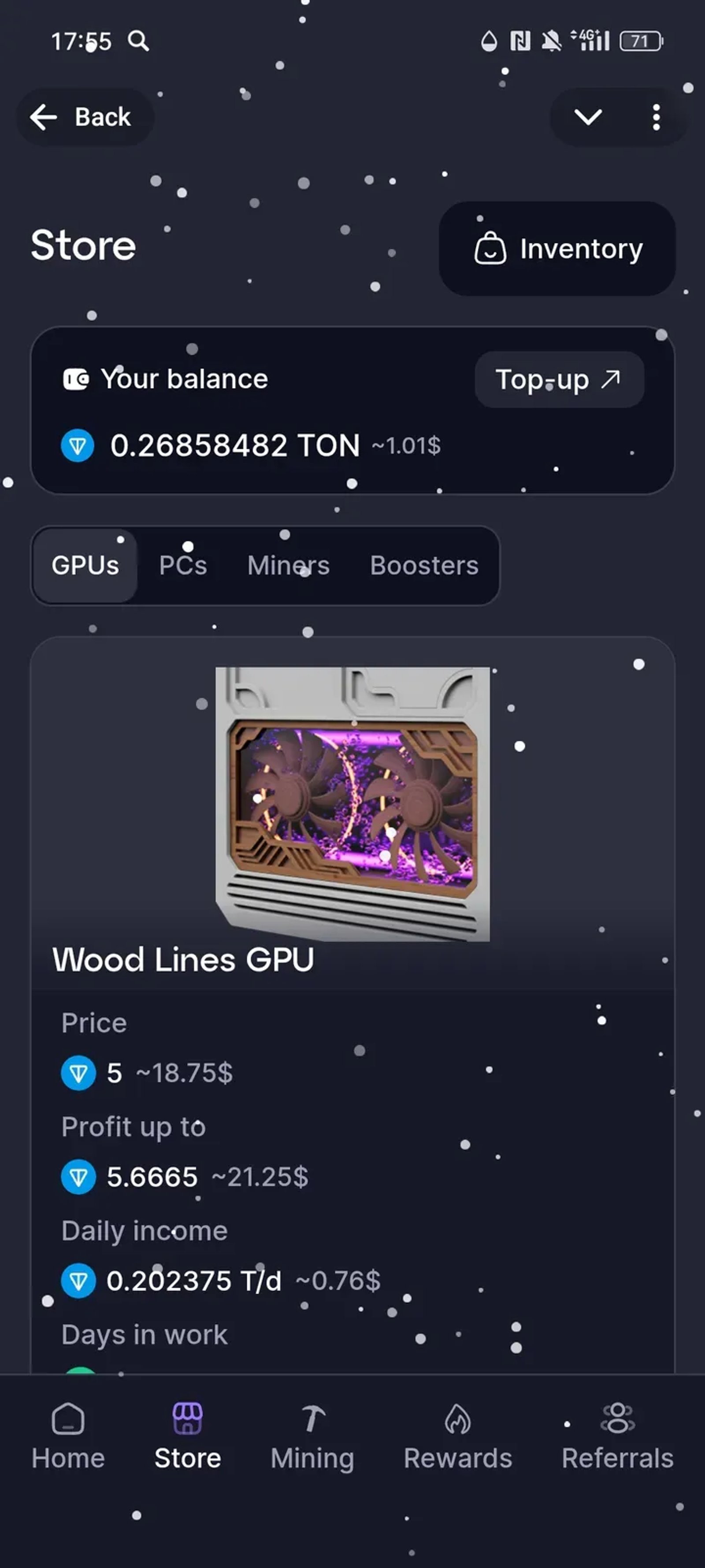 Bounty Hash в Телеграм — скриншот 2