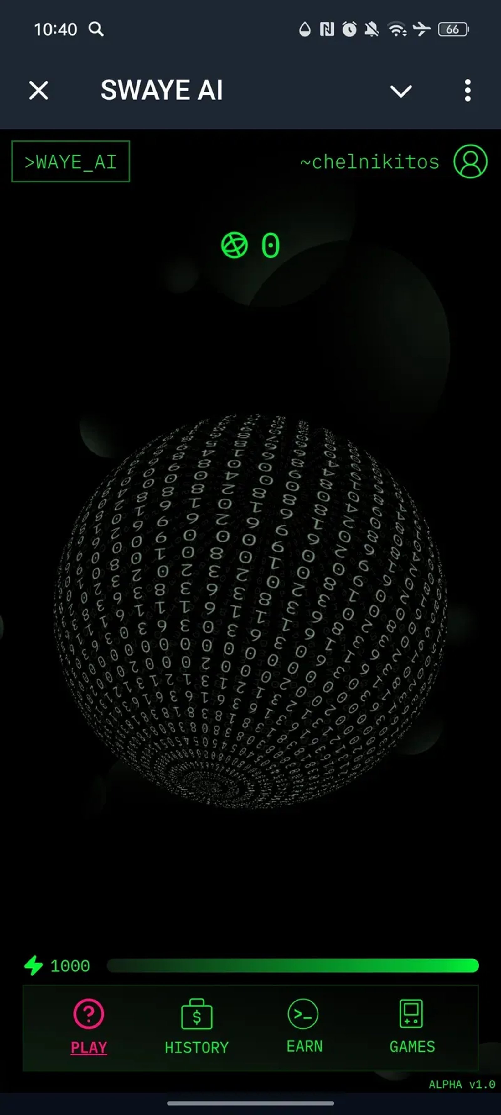 WAYE AI в Телеграм — скриншот 2