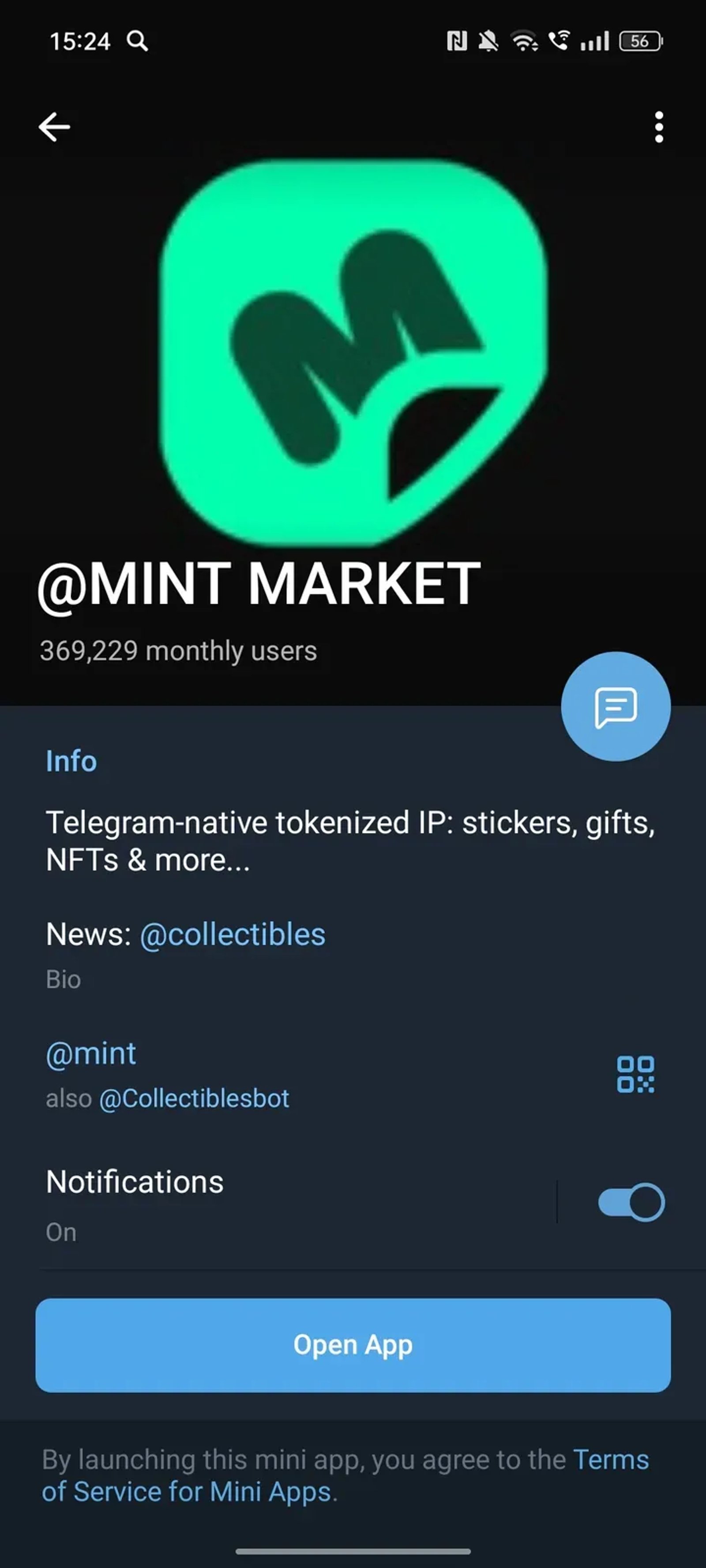 @mint в Телеграм — скриншот 4