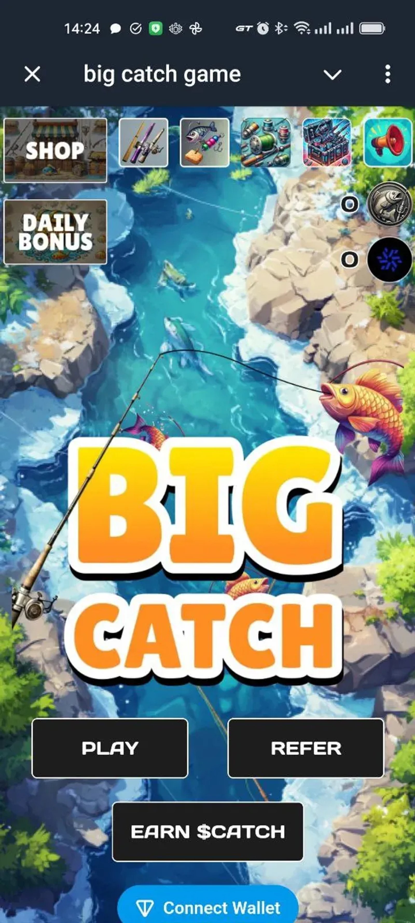 big catch game в Телеграм — скриншот 3