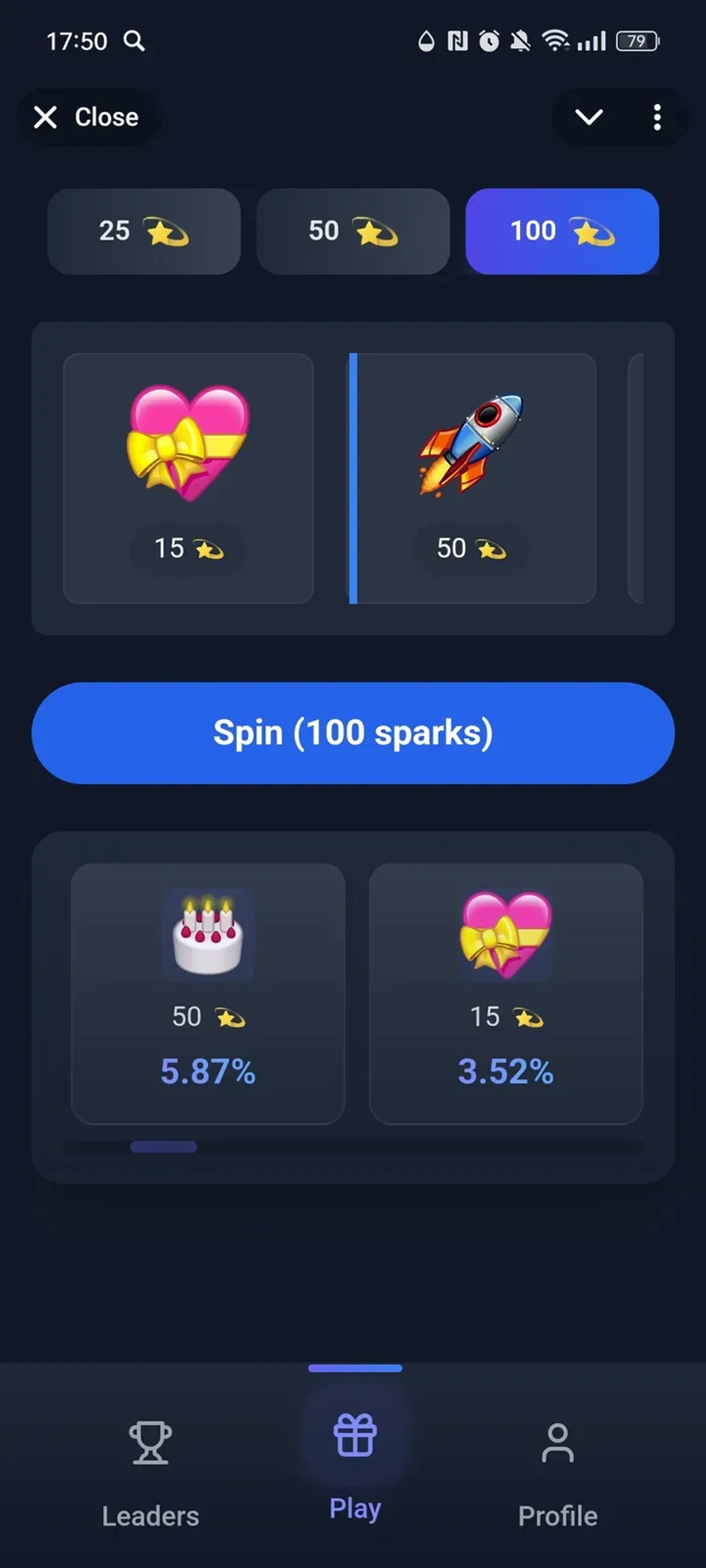 Gift Roulette в Телеграм — скриншот 3