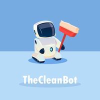 TheCleanBot | Protection | Zazivala | JoinHider | Cleaner Logo Telegram
