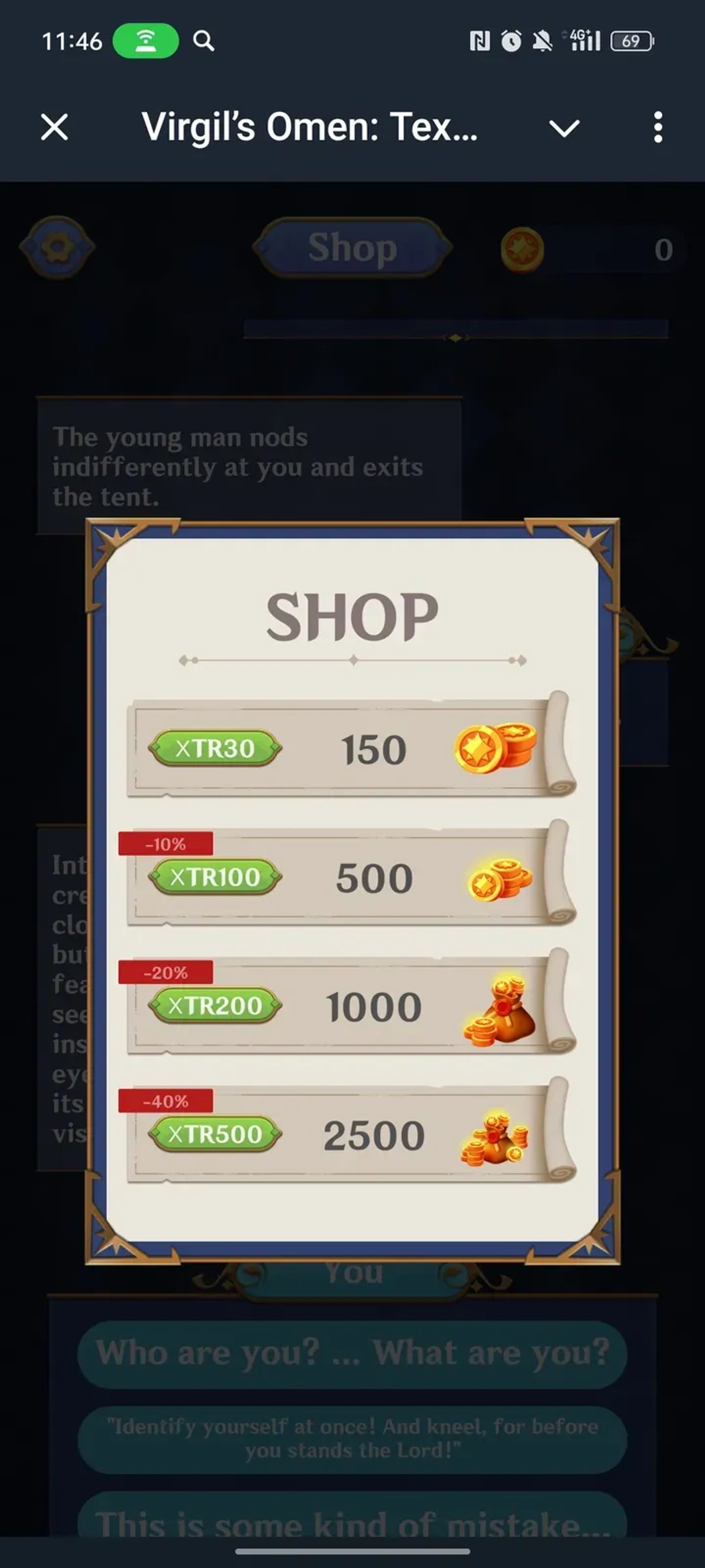 Virgil’s Omen: Text Quest Telegram Screenshot 4