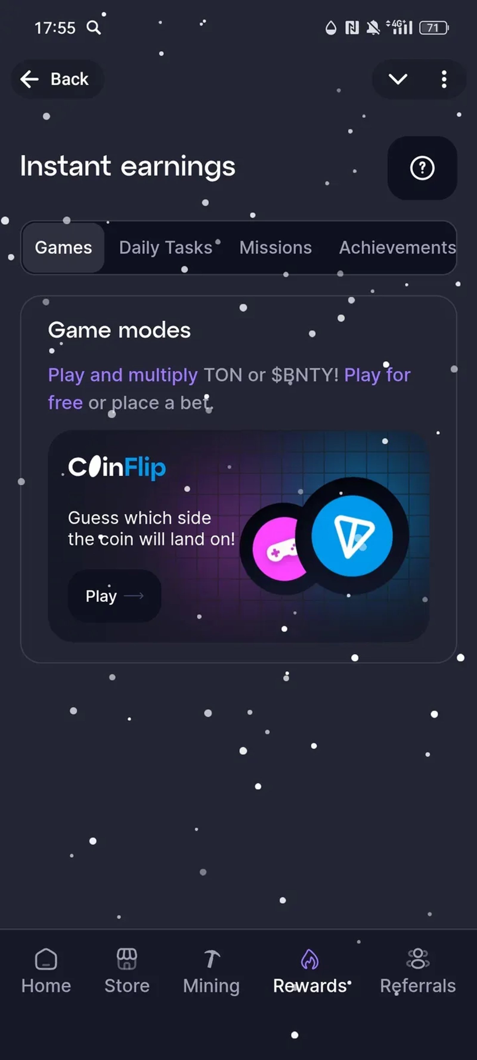 Bounty Hash в Телеграм — скриншот 4