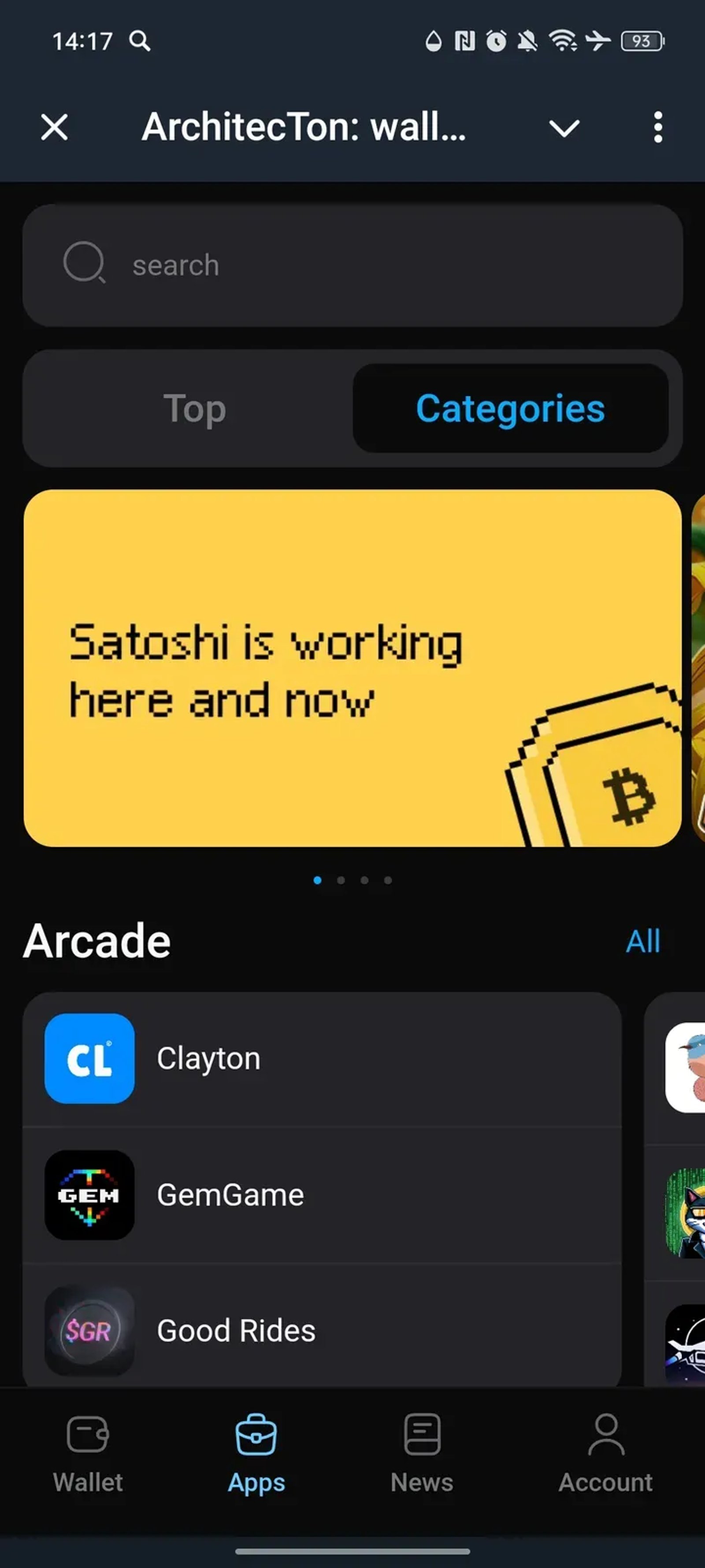 ArchitecTon: wallet & apps catalog в Телеграм — скриншот 2