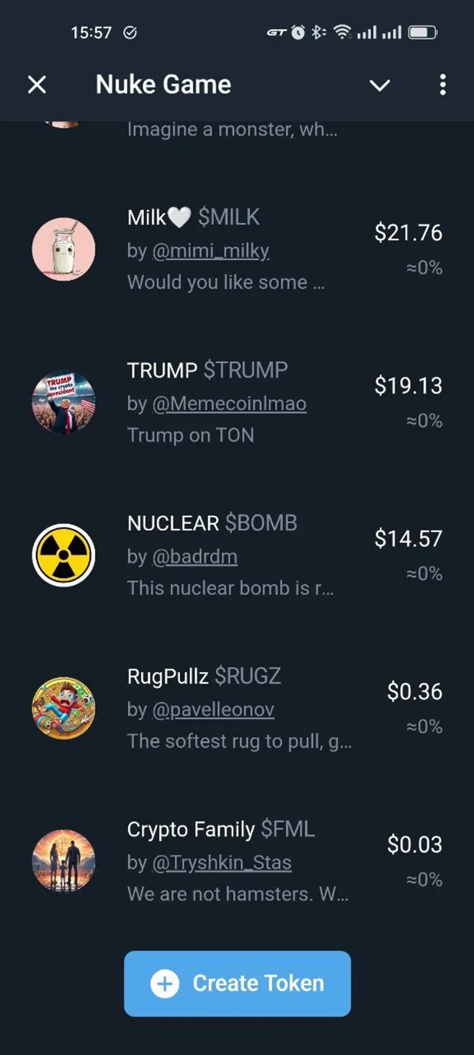 Nuke Game в Телеграм — скриншот 1