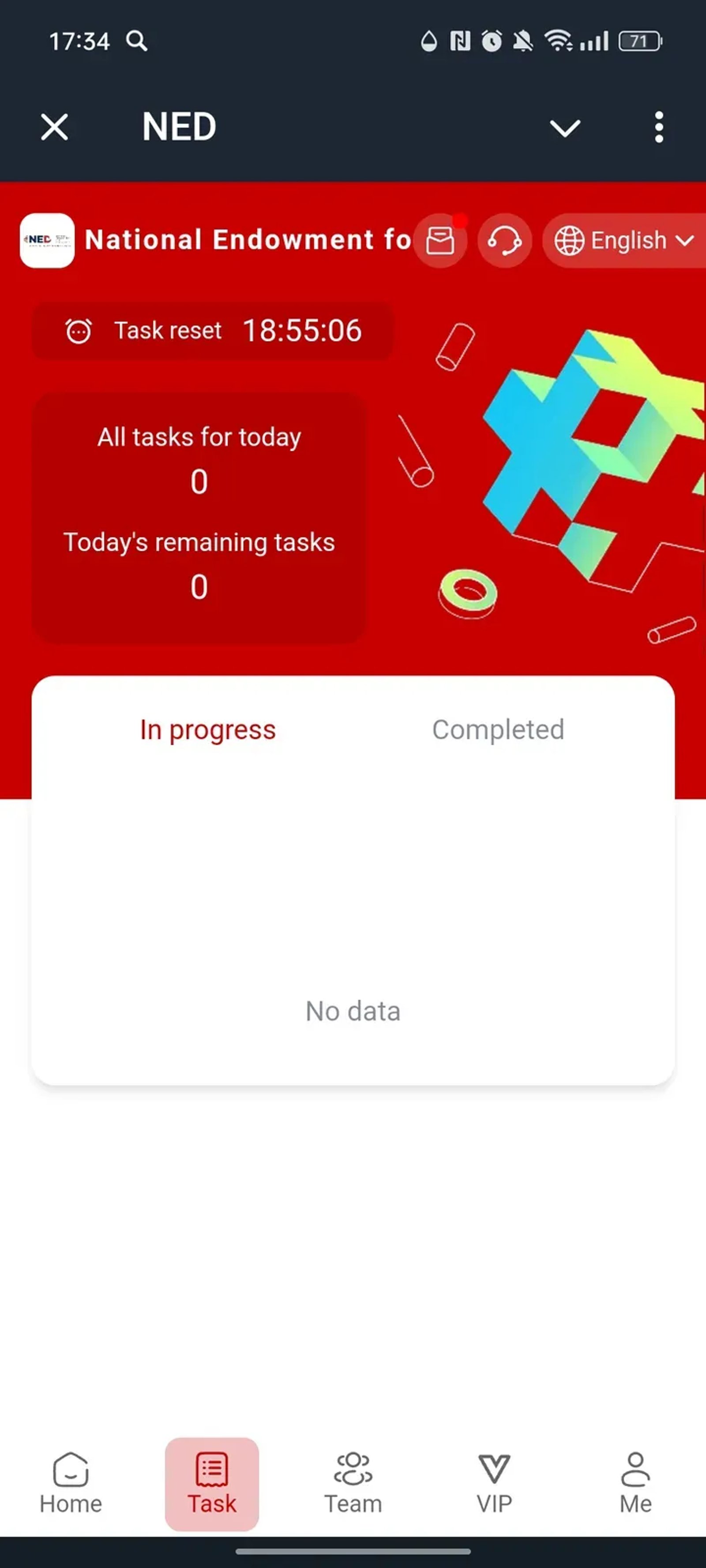 NED в Телеграм — скриншот 2