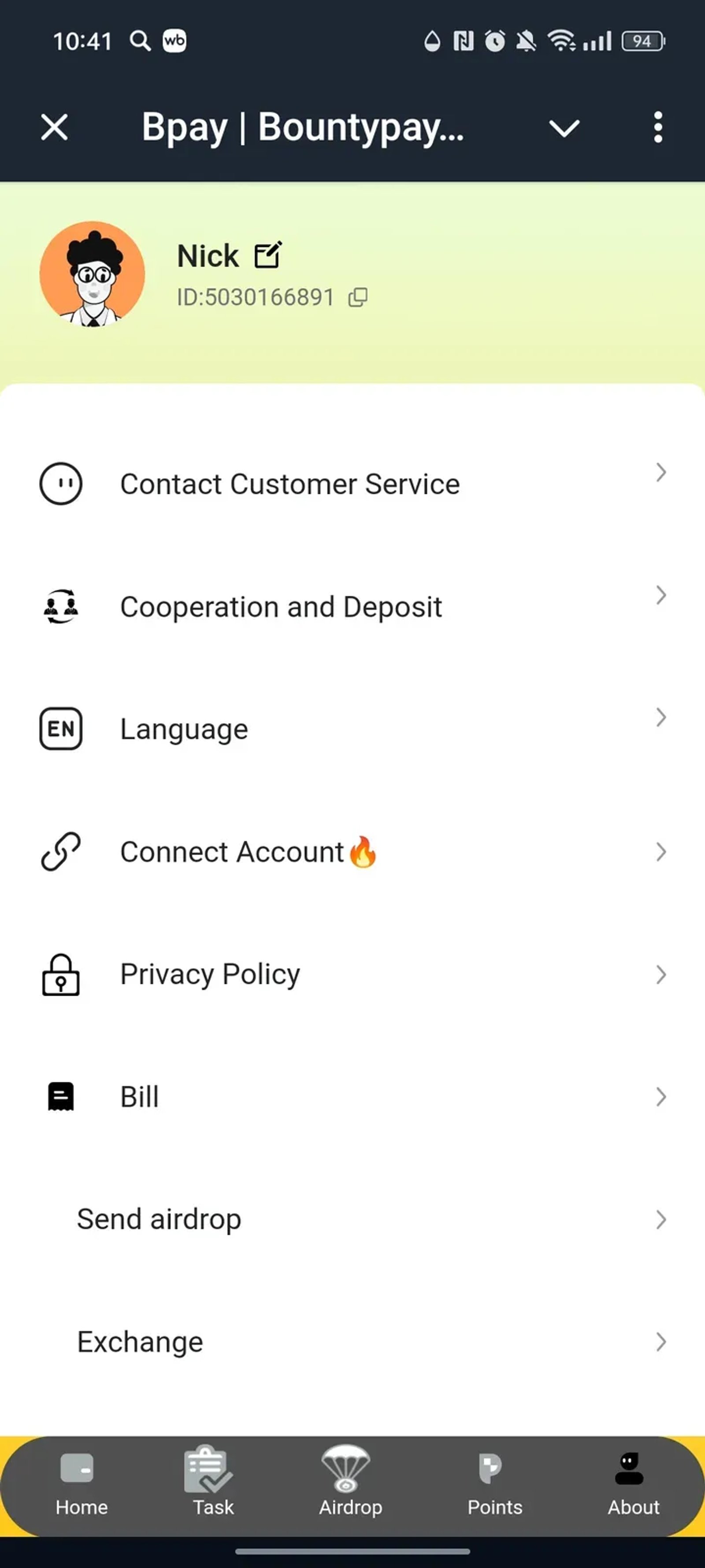 Bpay | Bountypay Bot в Телеграм — скриншот 5