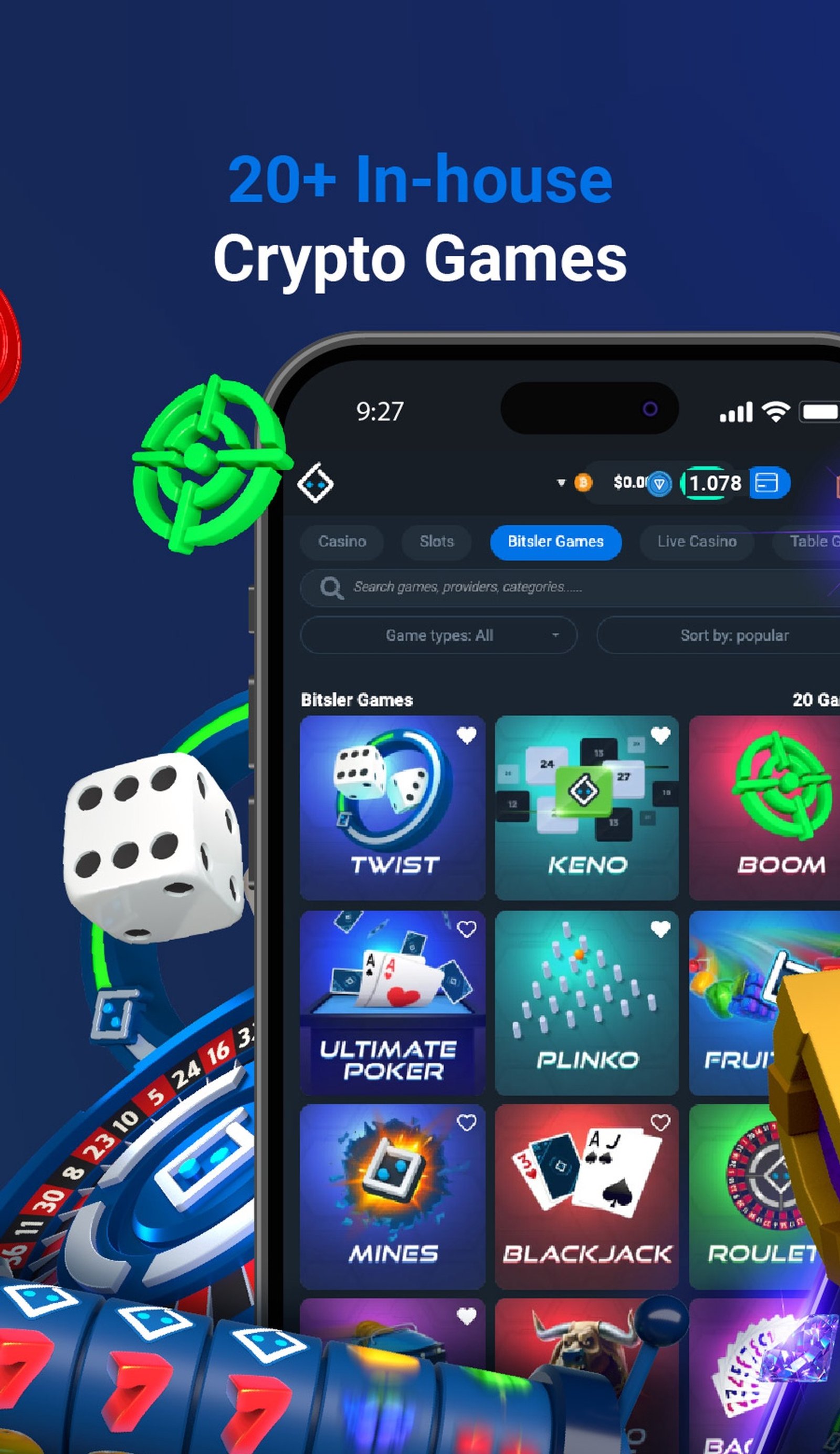 Bitsler.com Casino в Телеграм — скриншот 4
