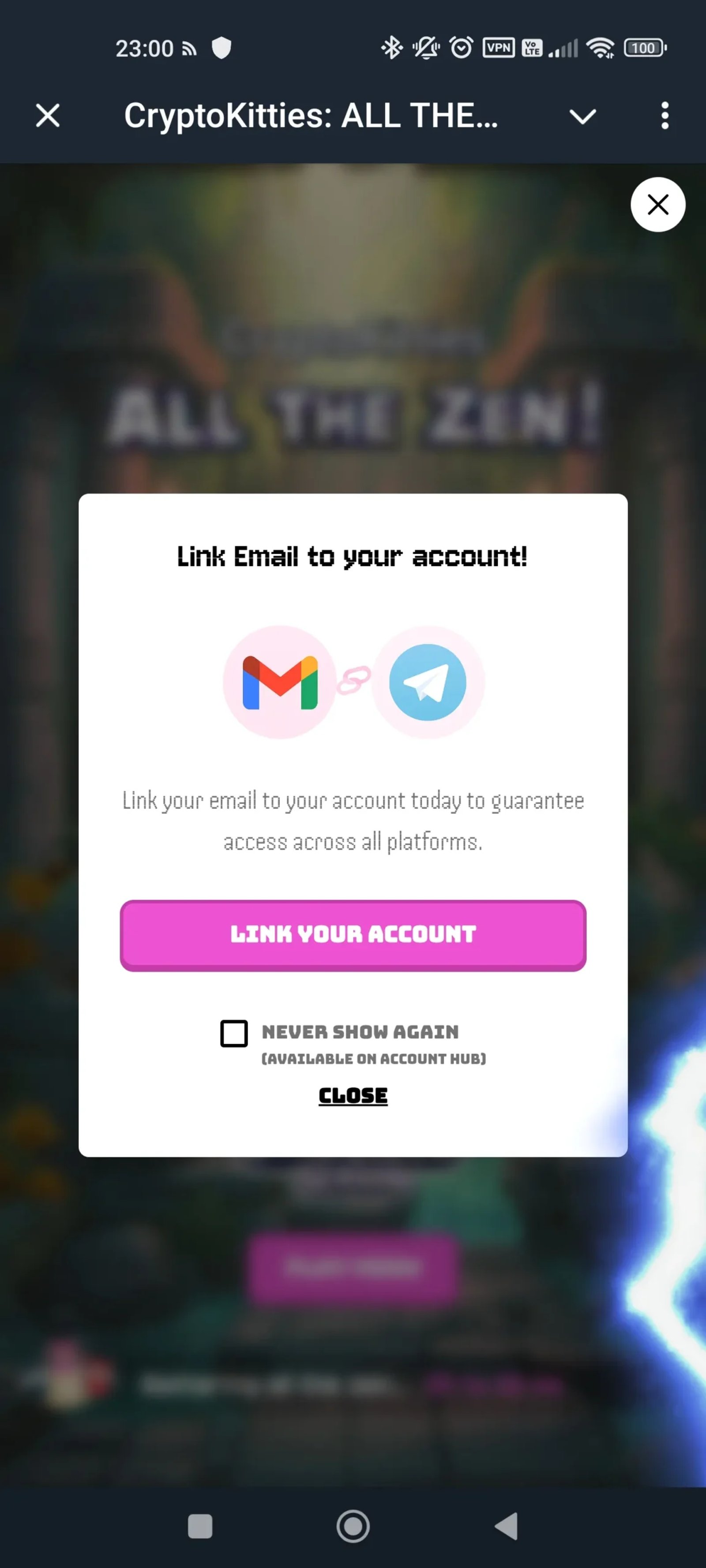 CryptoKitties Telegram Screenshot 1