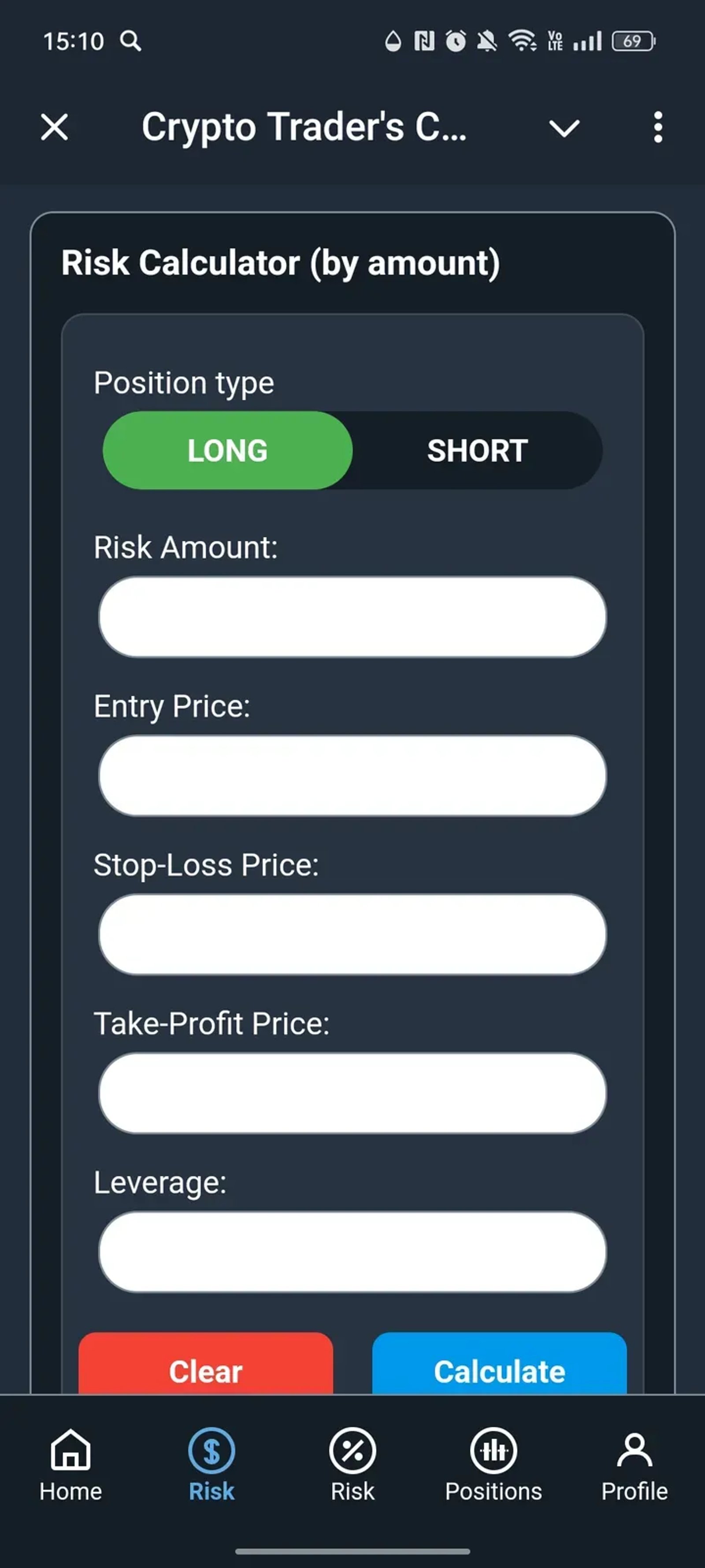 Crypto Traders Calculator Telegram Screenshot 2