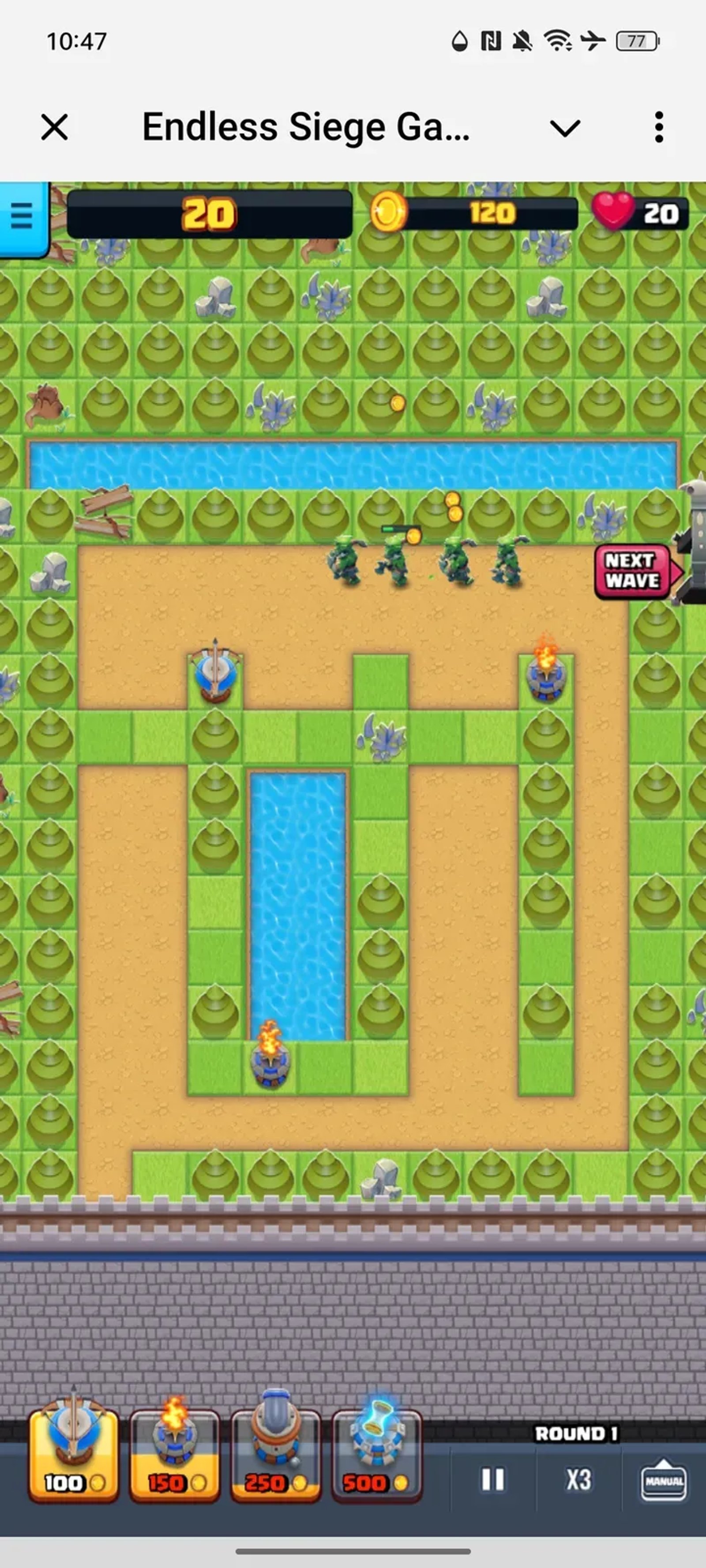 Endless Siege Game в Телеграм — скриншот 2