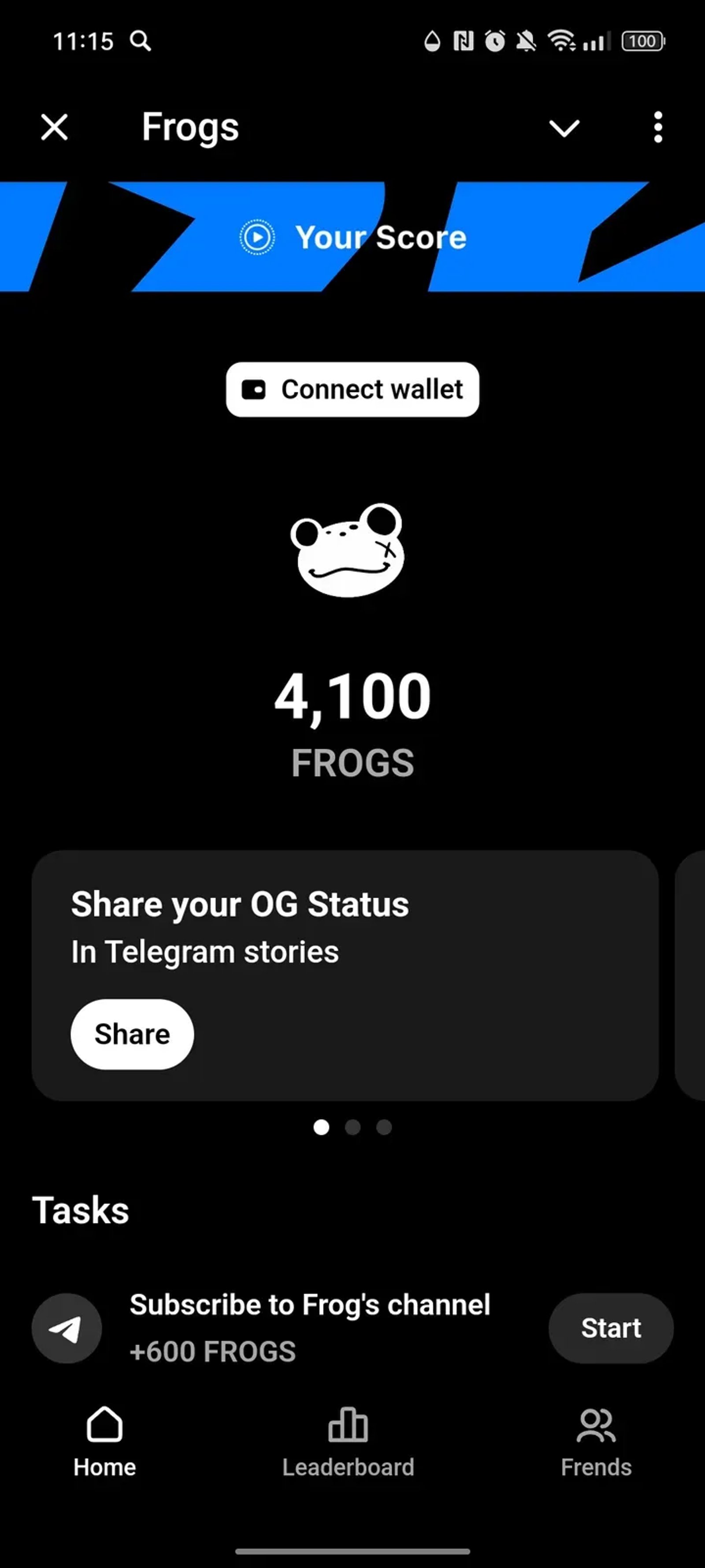 Frogs Telegram Screenshot 1