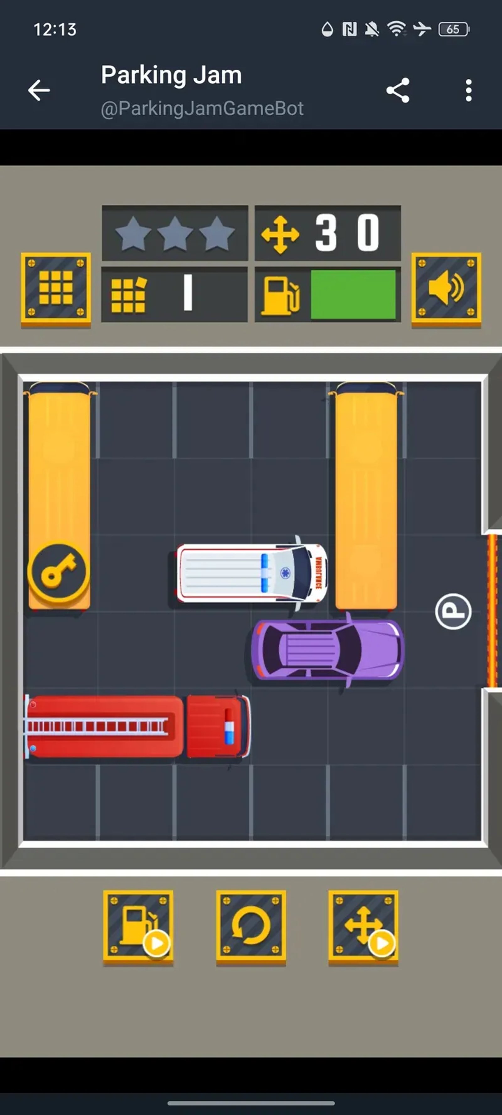 Parking Jam Game в Телеграм — скриншот 3