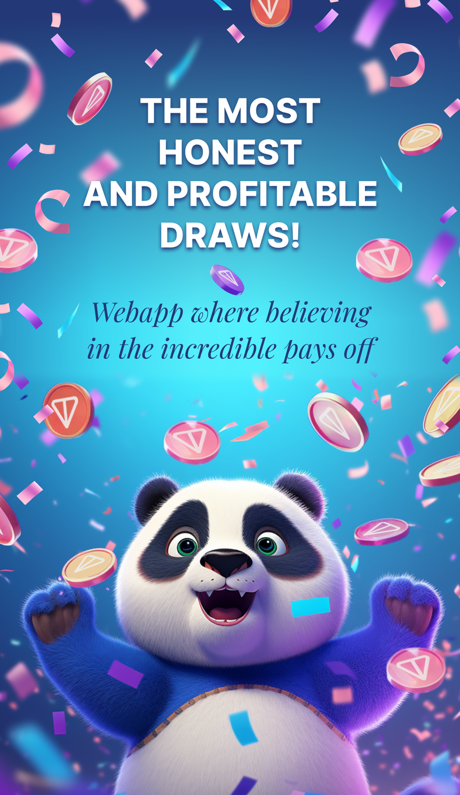 Panda loto в Телеграм — скриншот 1
