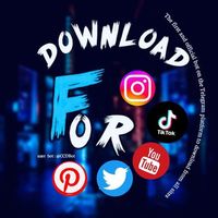 Media Downloader Bot Logo Telegram