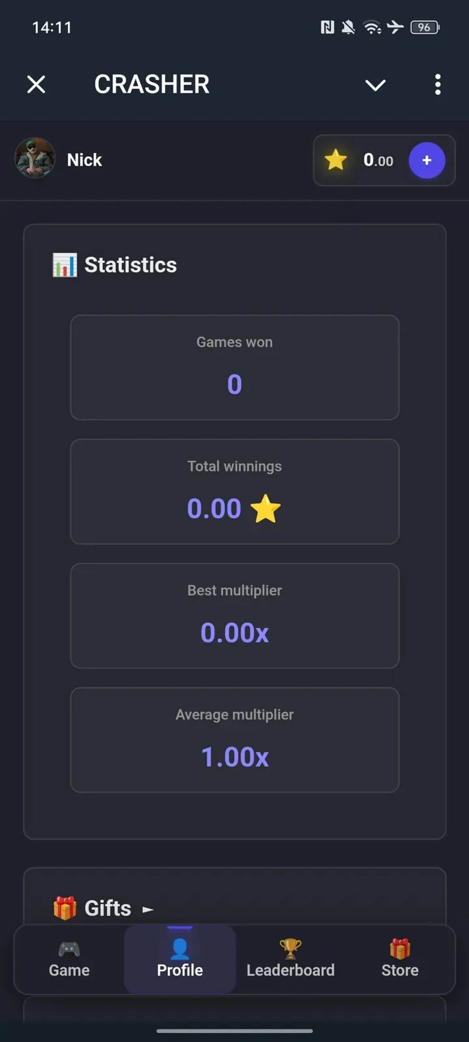 CRASHER Telegram Screenshot 2