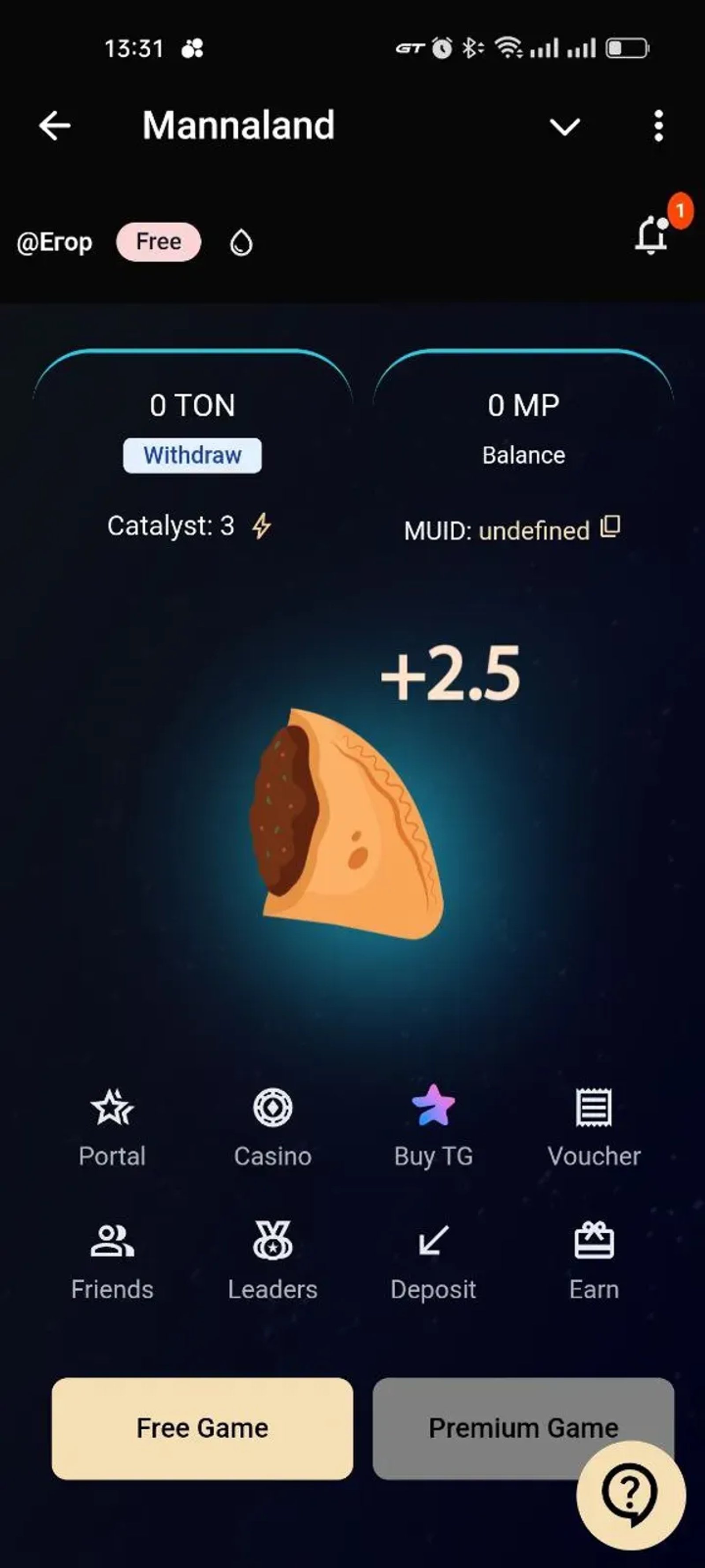 Mannaland Telegram Screenshot 2