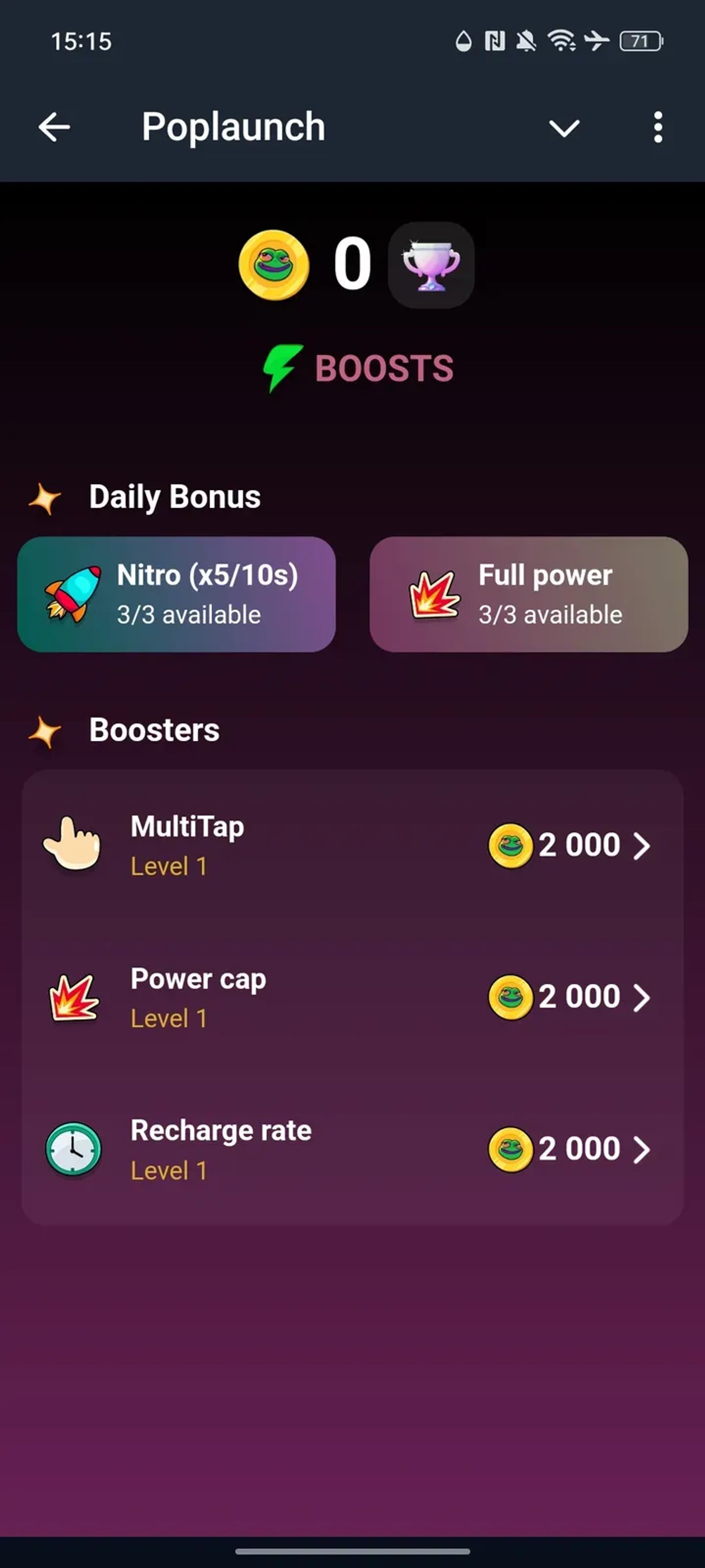 Poplaunch в Телеграм — скриншот 2