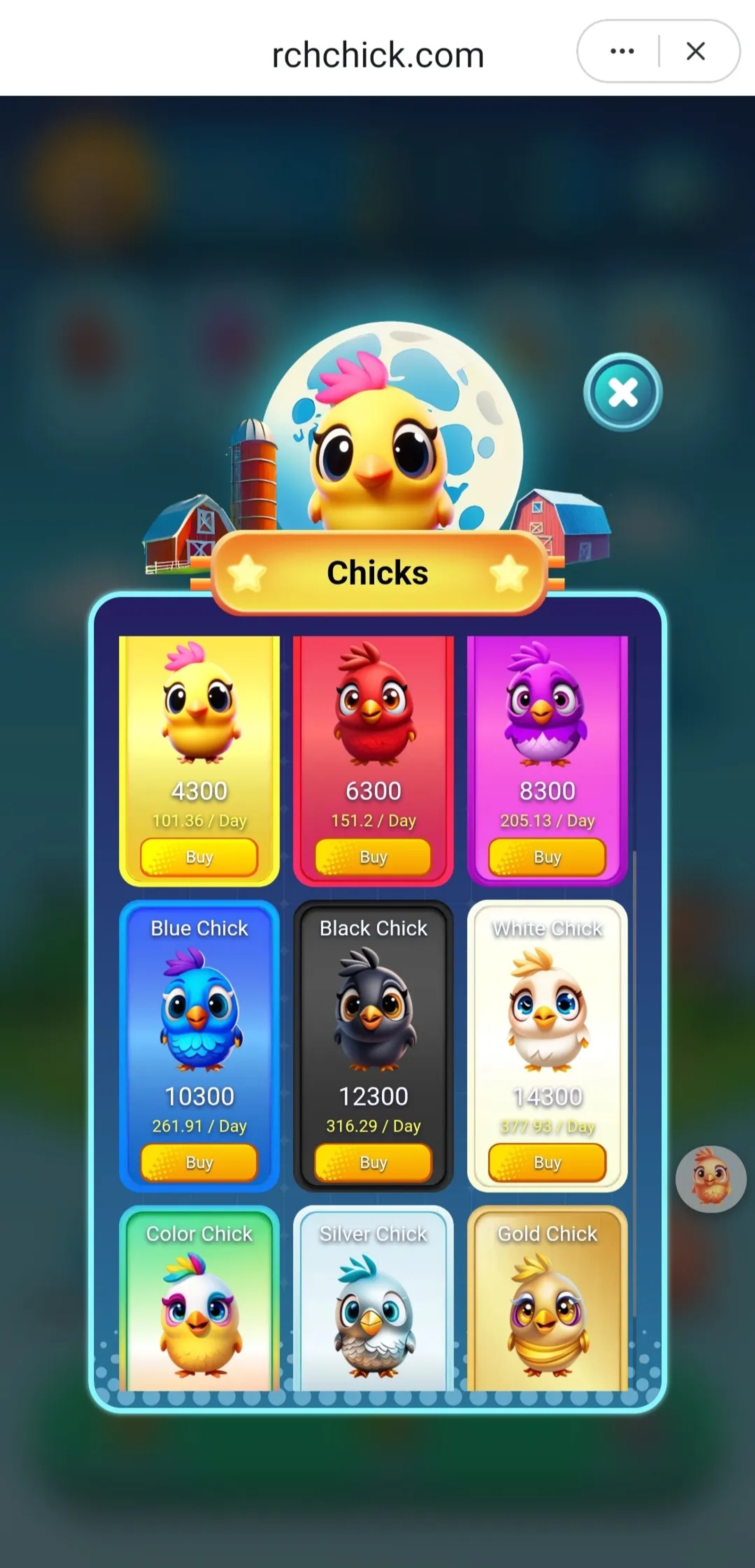 RchChick AI Telegram Screenshot 1