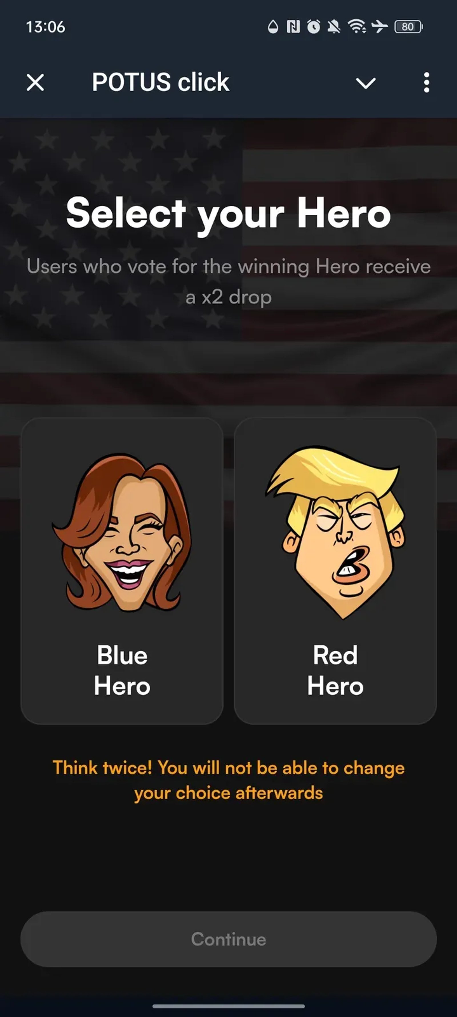 POTUS click в Телеграм — скриншот 1