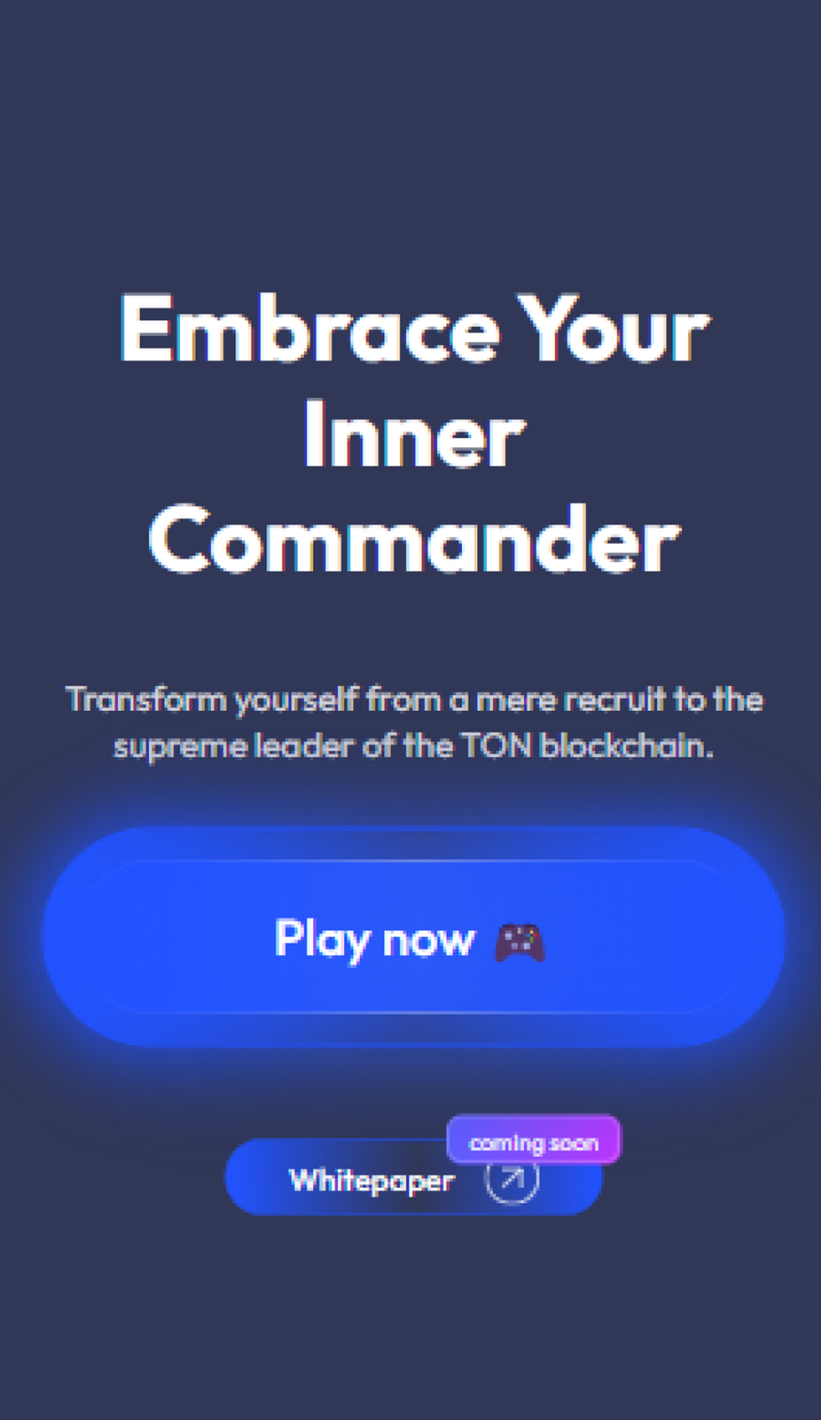 COMMANDER в Телеграм — скриншот 3