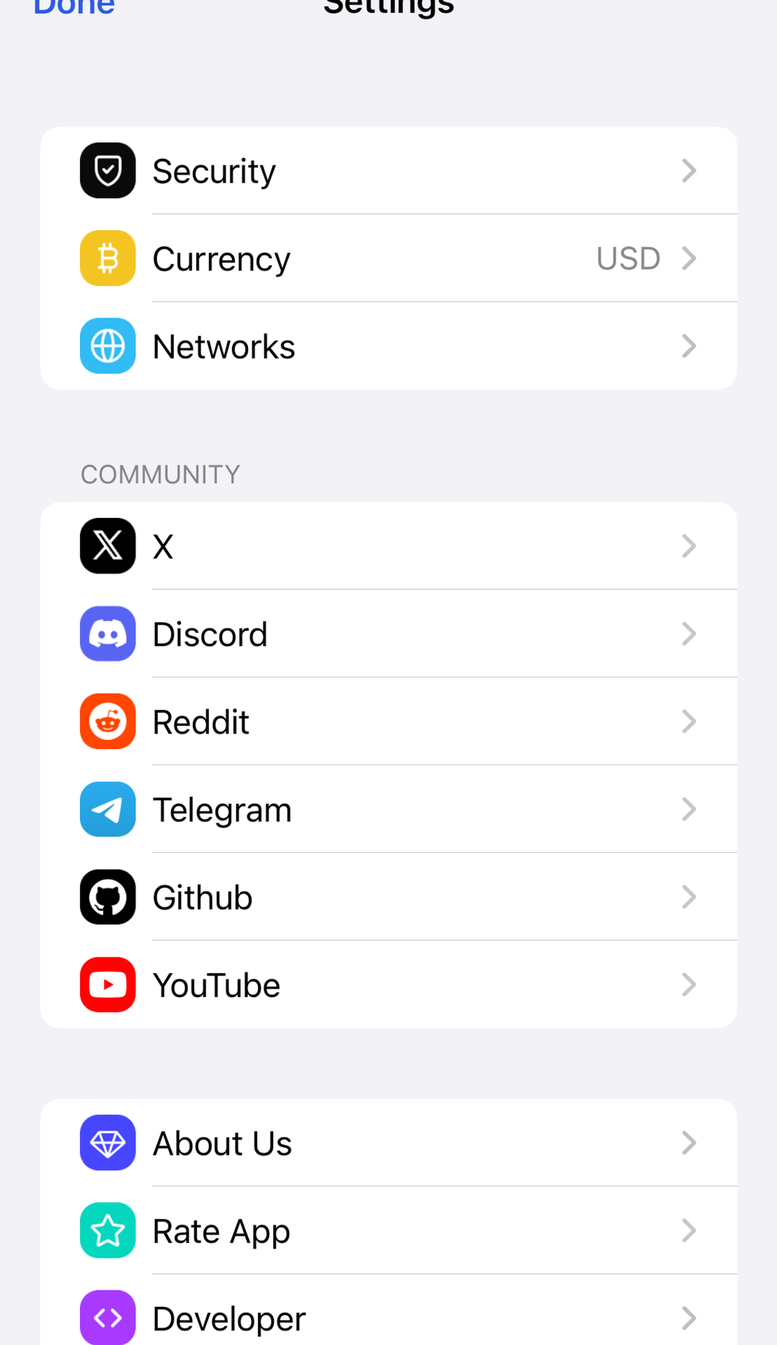 Gem Wallet в Телеграм — скриншот 3