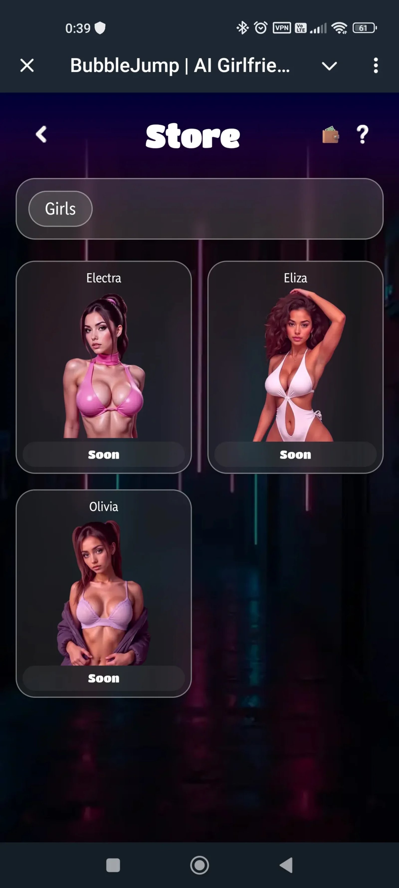 BubbleJump Девушки