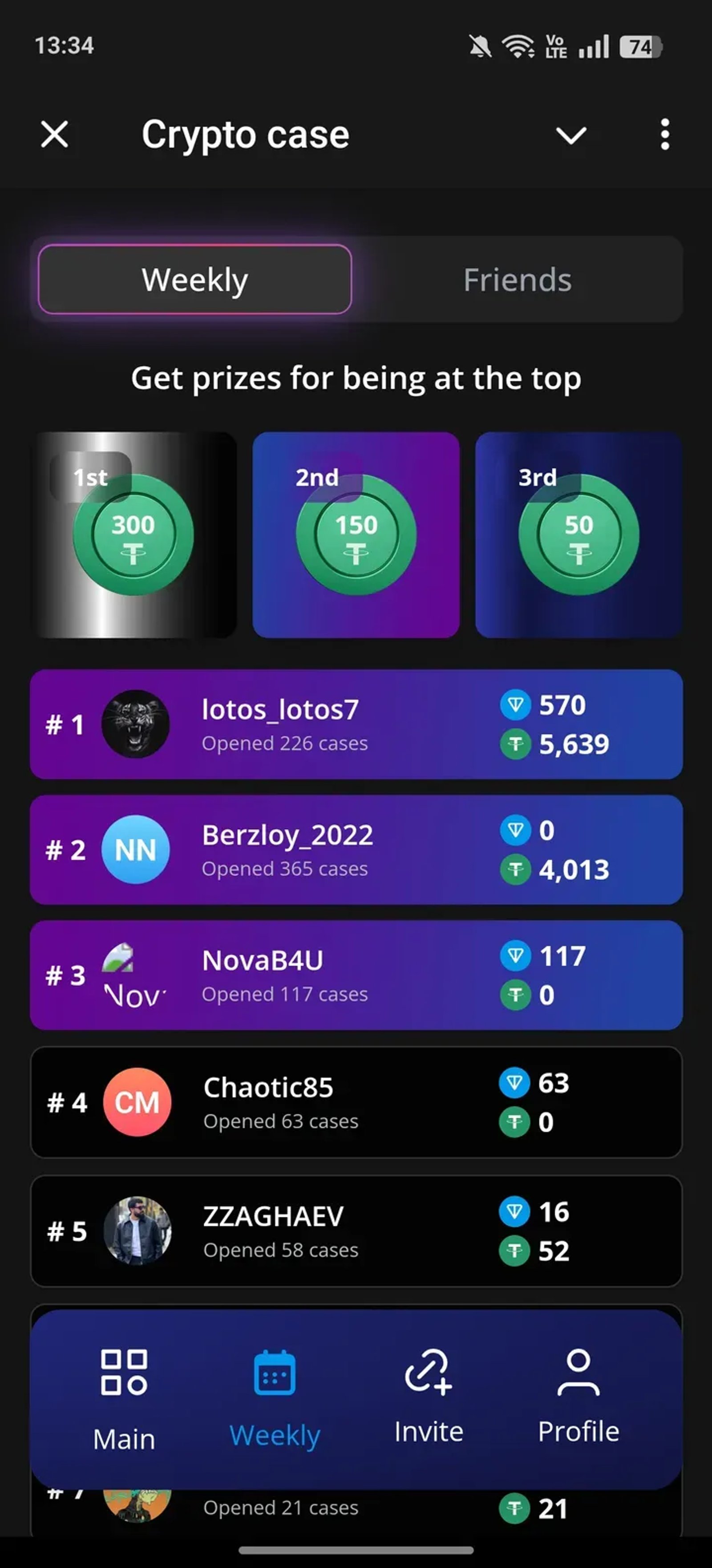 Crypto case в Telegram — скриншот 2
