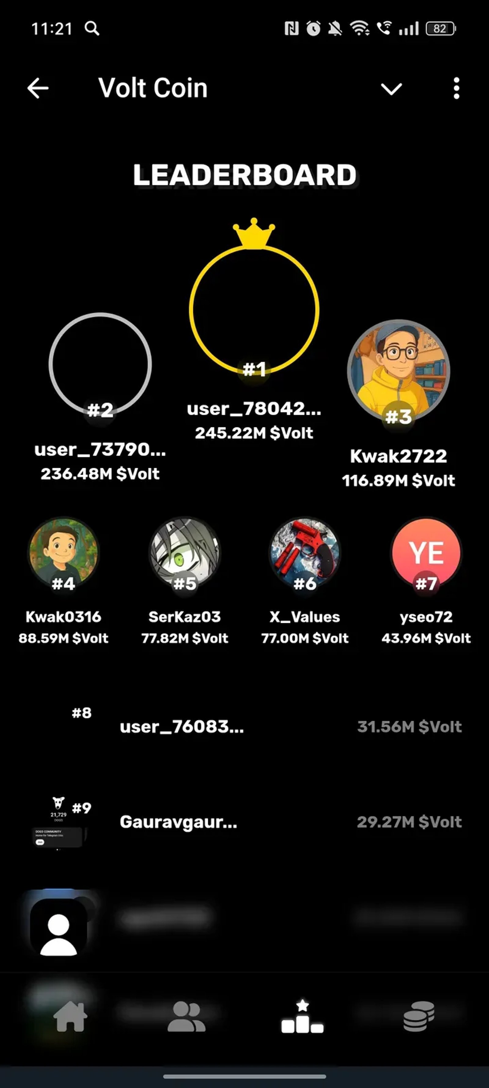 Volt Coin в Телеграм — скриншот 3