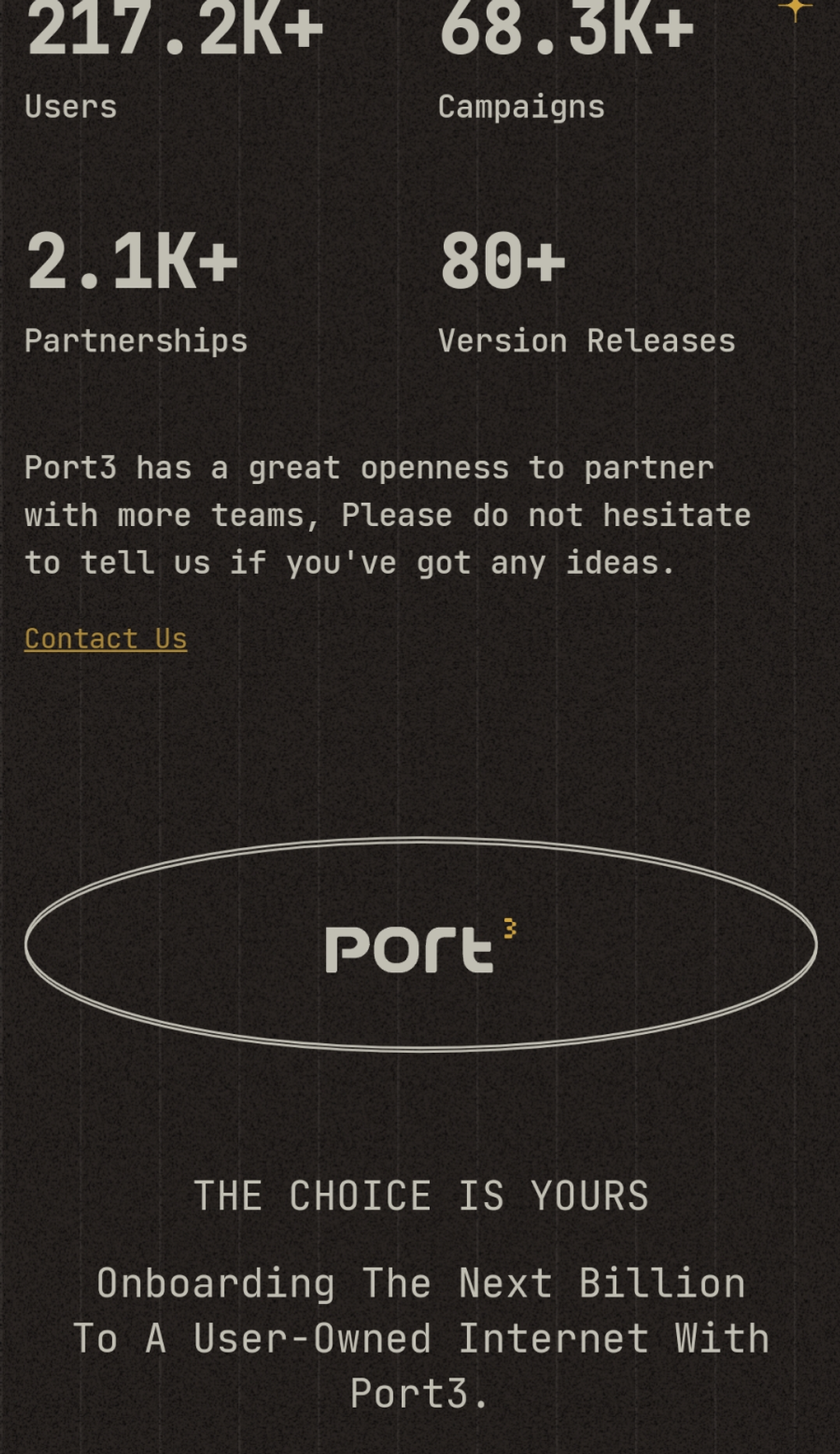 Port3 в Телеграм — скриншот 2