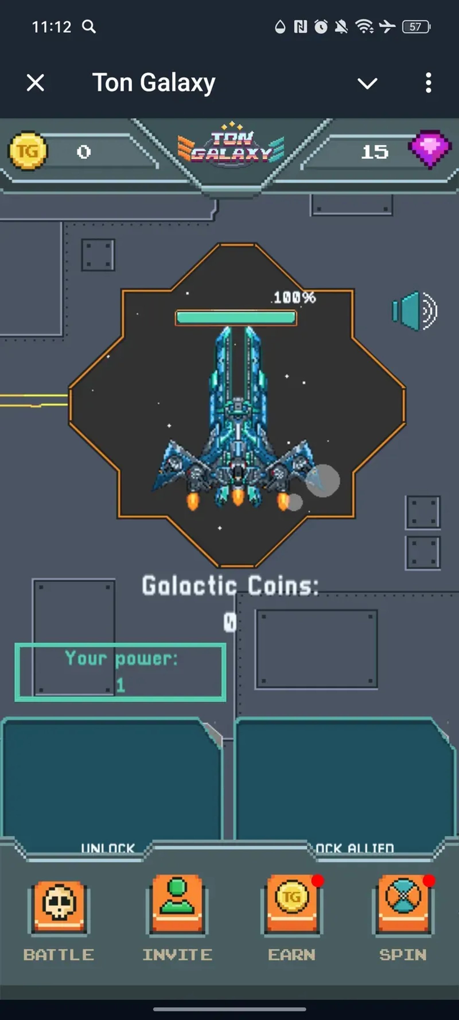 Ton Galaxy в Телеграм — скриншот 1