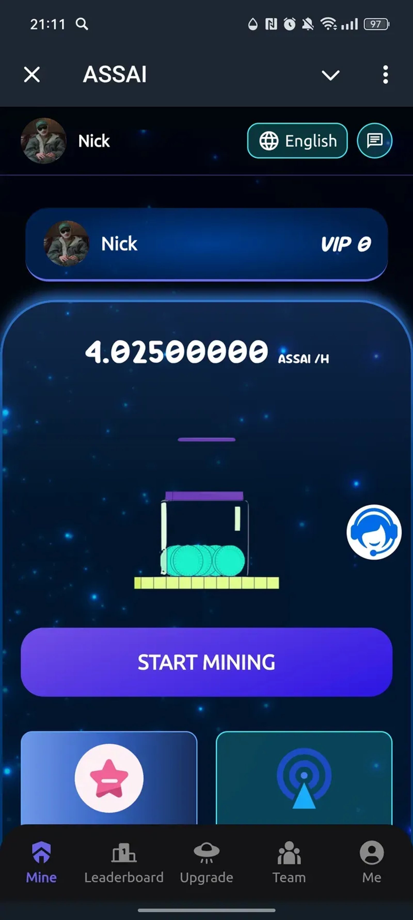 ASSAI Telegram Screenshot 1