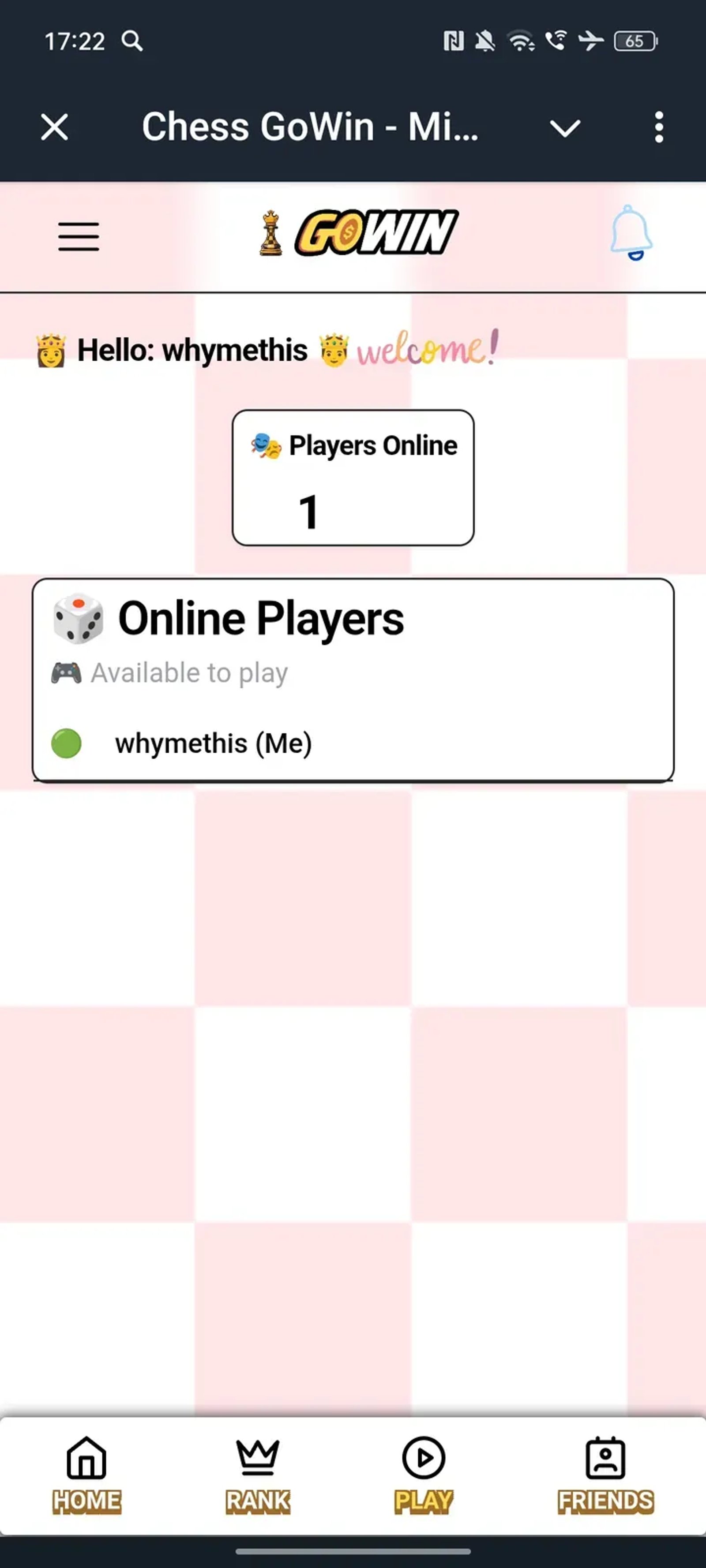 Chess GoWin - Mine $GOW в Телеграм — скриншот 4
