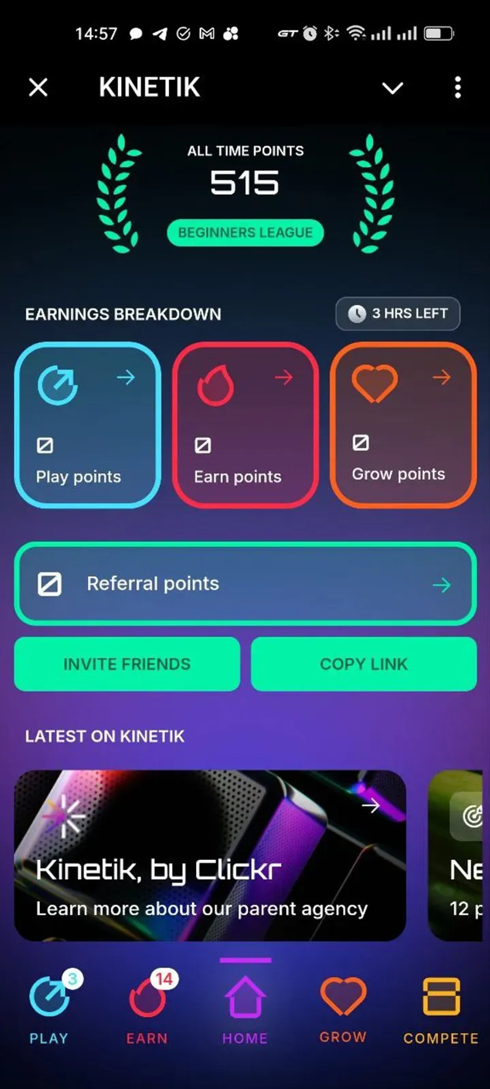KINETIK Telegram Screenshot 2