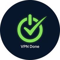 VPN Done. Работает. Всегда. Logo Telegram