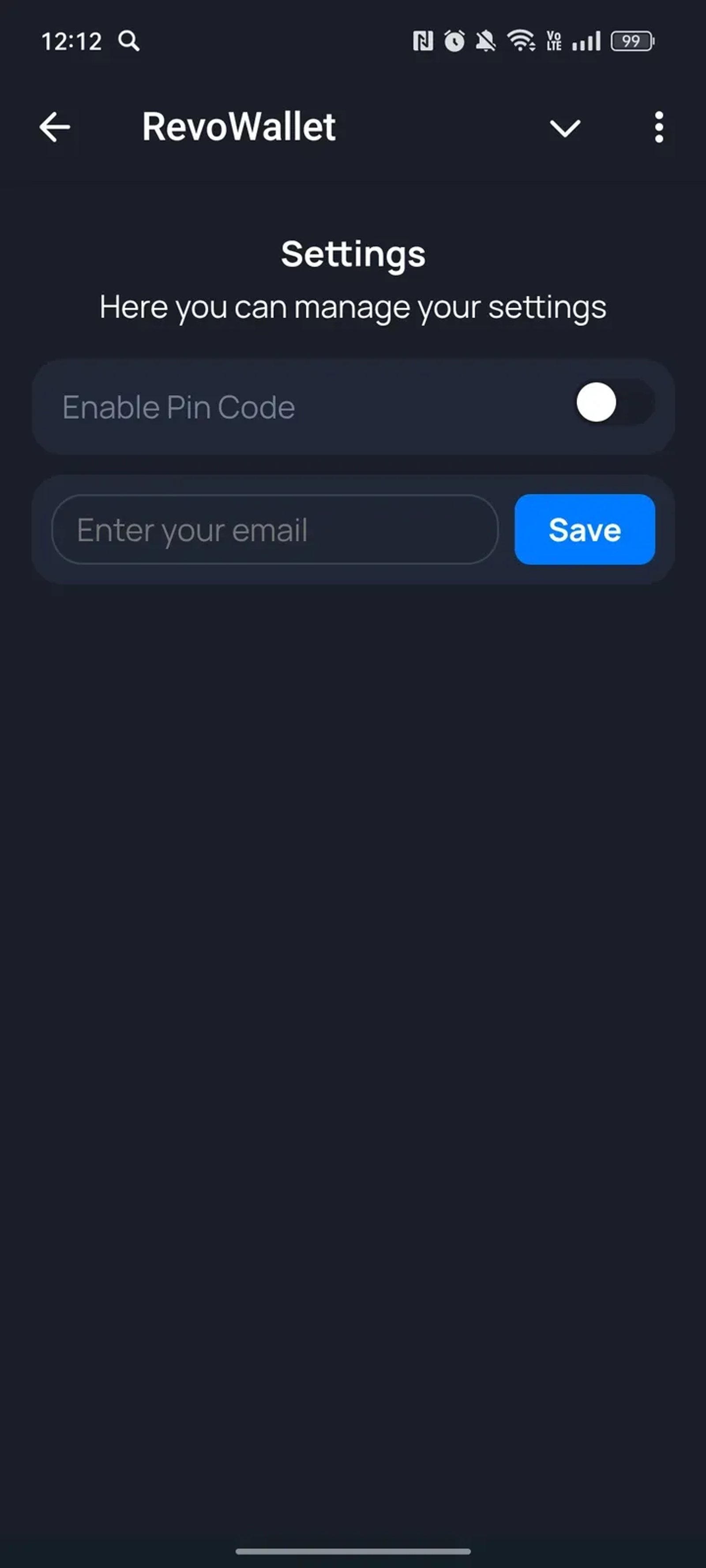 RevoWallet в Телеграм — скриншот 2