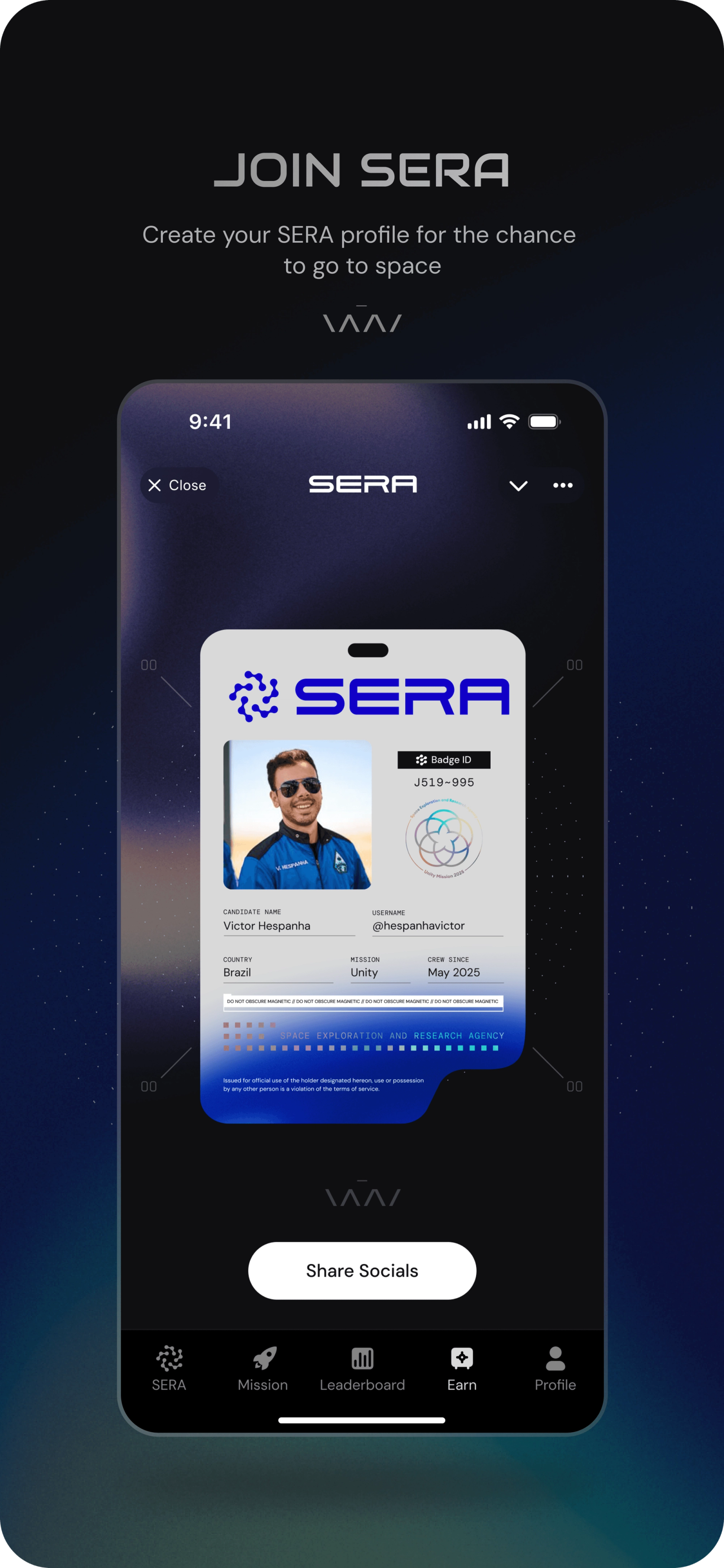 SERA Mission Control Telegram Screenshot 2