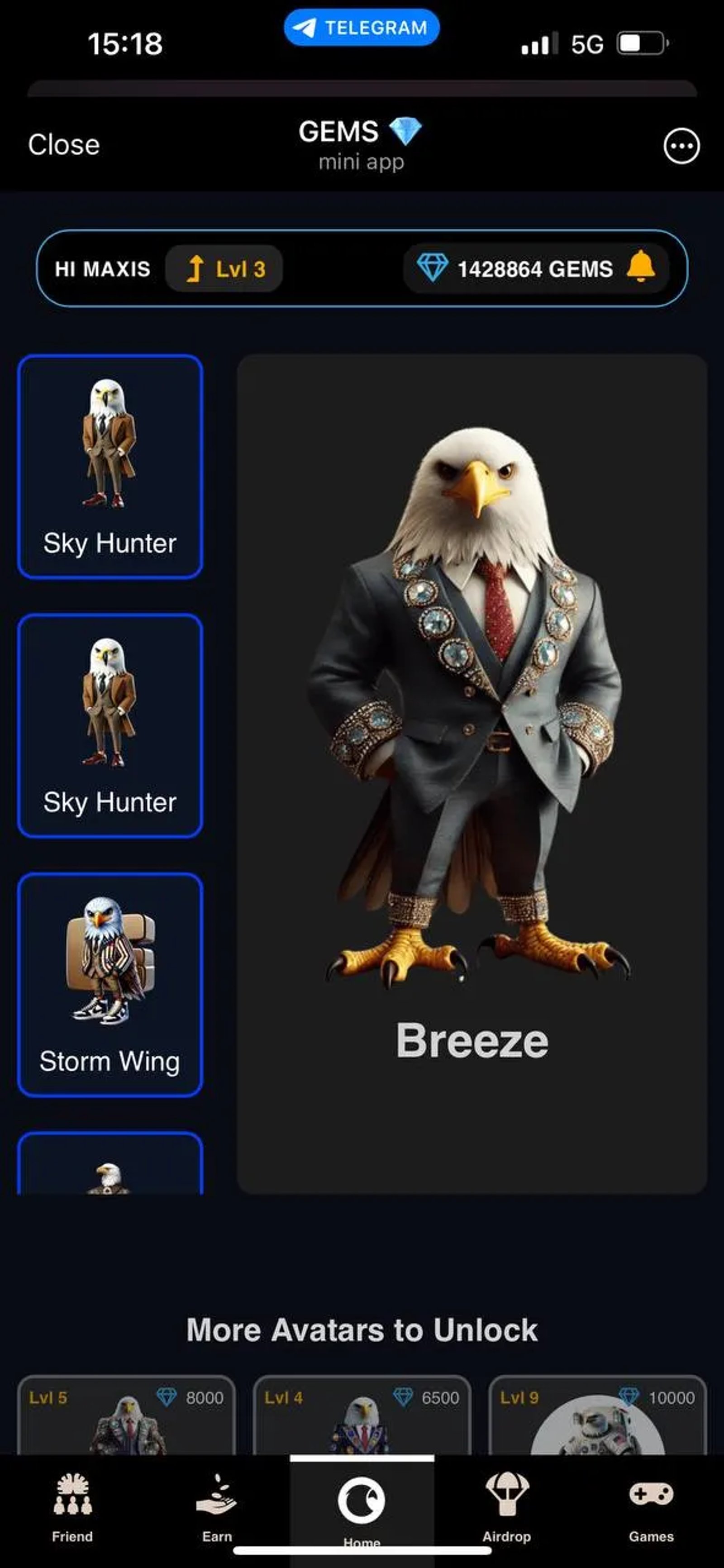 GEMS 💎 Telegram Screenshot 3