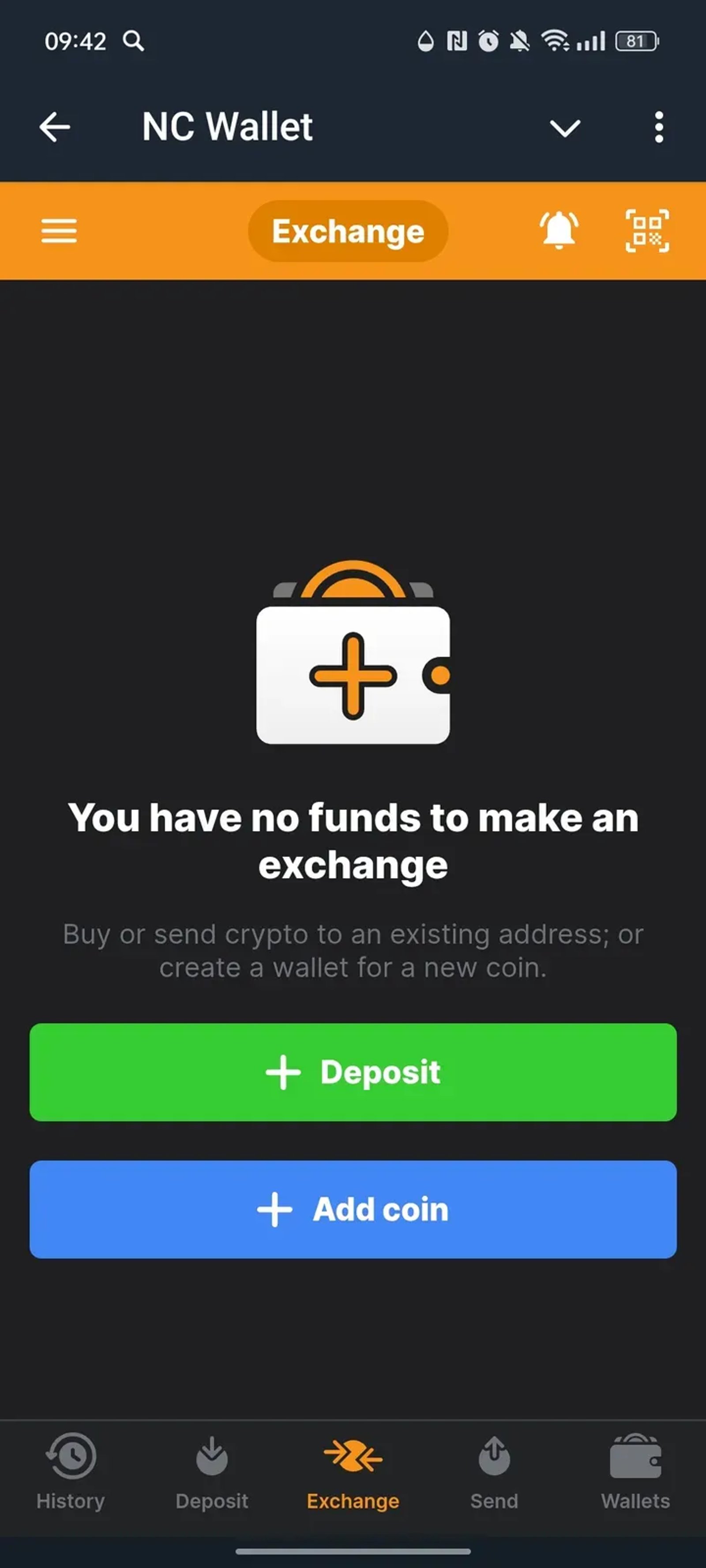 NC Wallet в Телеграм — скриншот 3